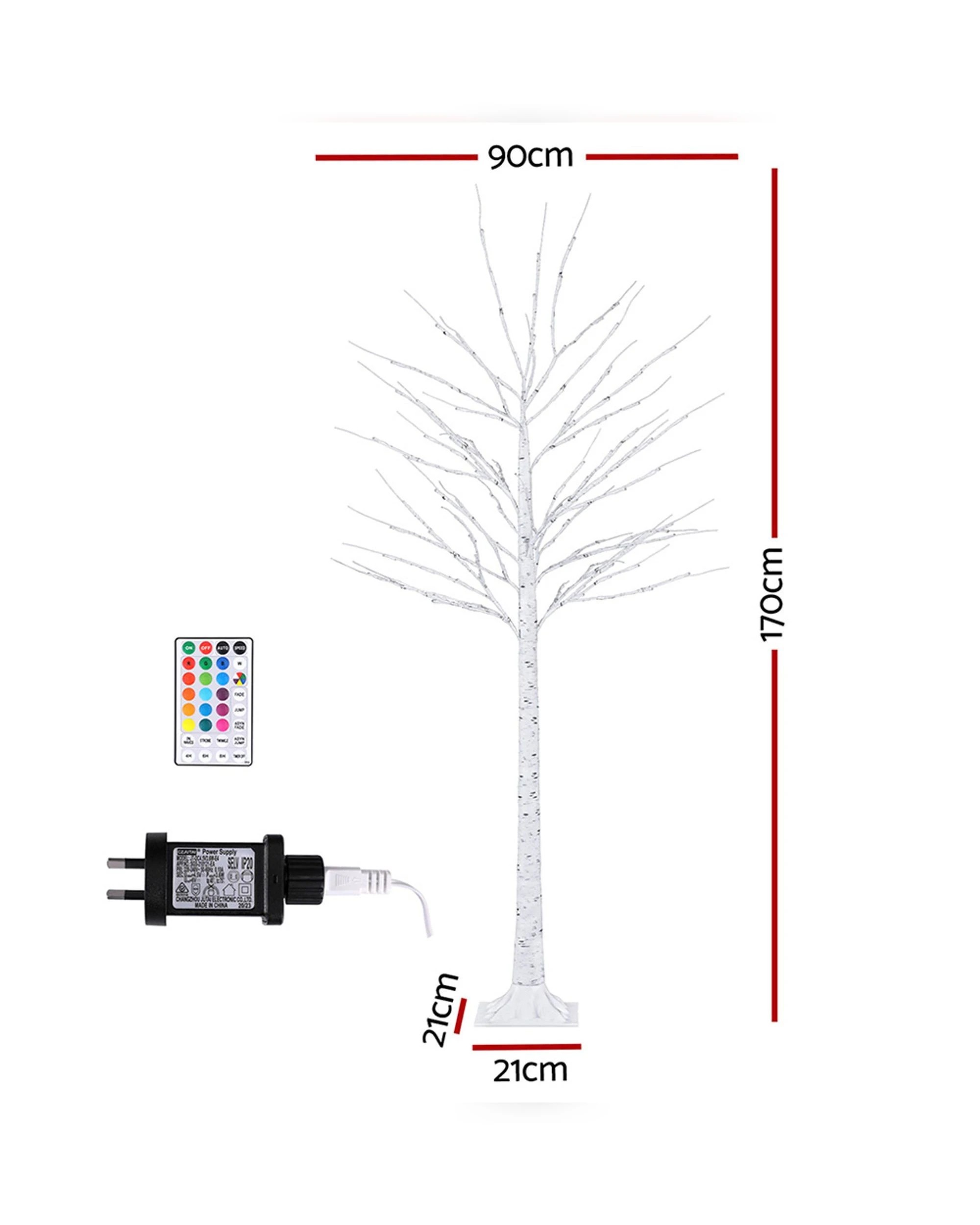 2 Jingle Jollys Christmas Tree 1.7m Twigs 120 Rgb Led Lights Xmas Trees Decoration
 - Multi, 2 of 3