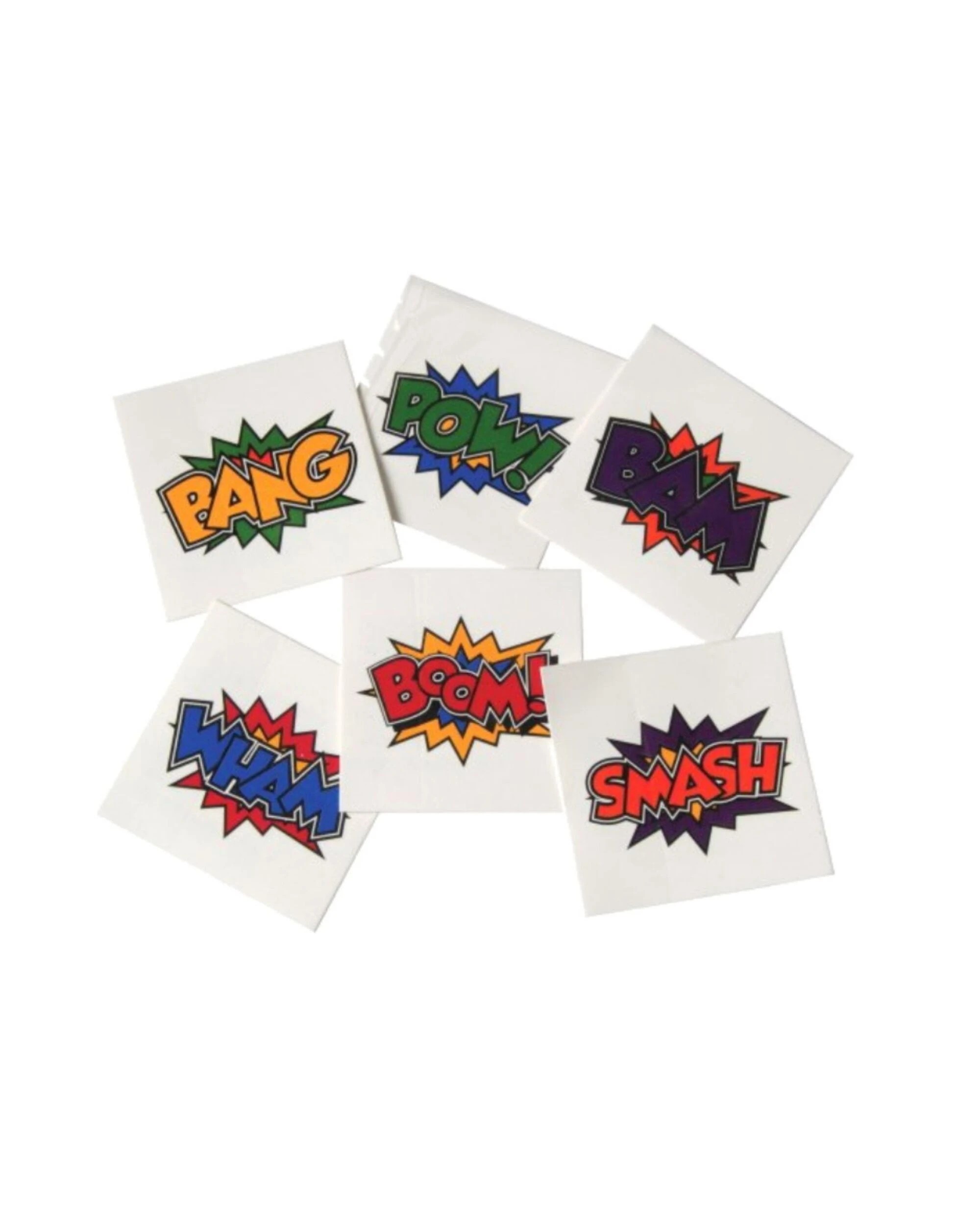 1 Partyrama Superhero Tattoos Pack of 144, 1 of 2