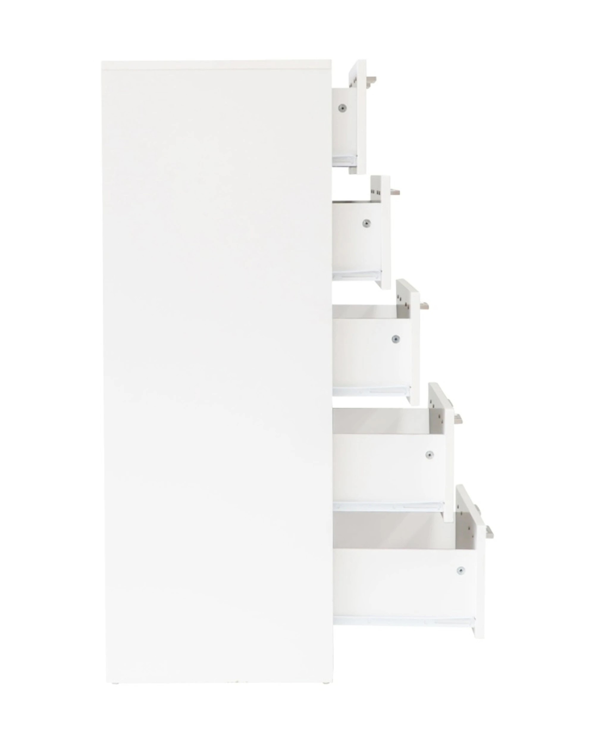 4 Alpine Bay Tribecca 5 Drawer Chest - White, 4 of 7