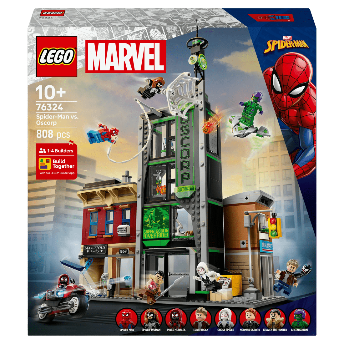 1 LEGO Marvel Super Heroes Spider-Man vs. Oscorp 76324, 1 of 10