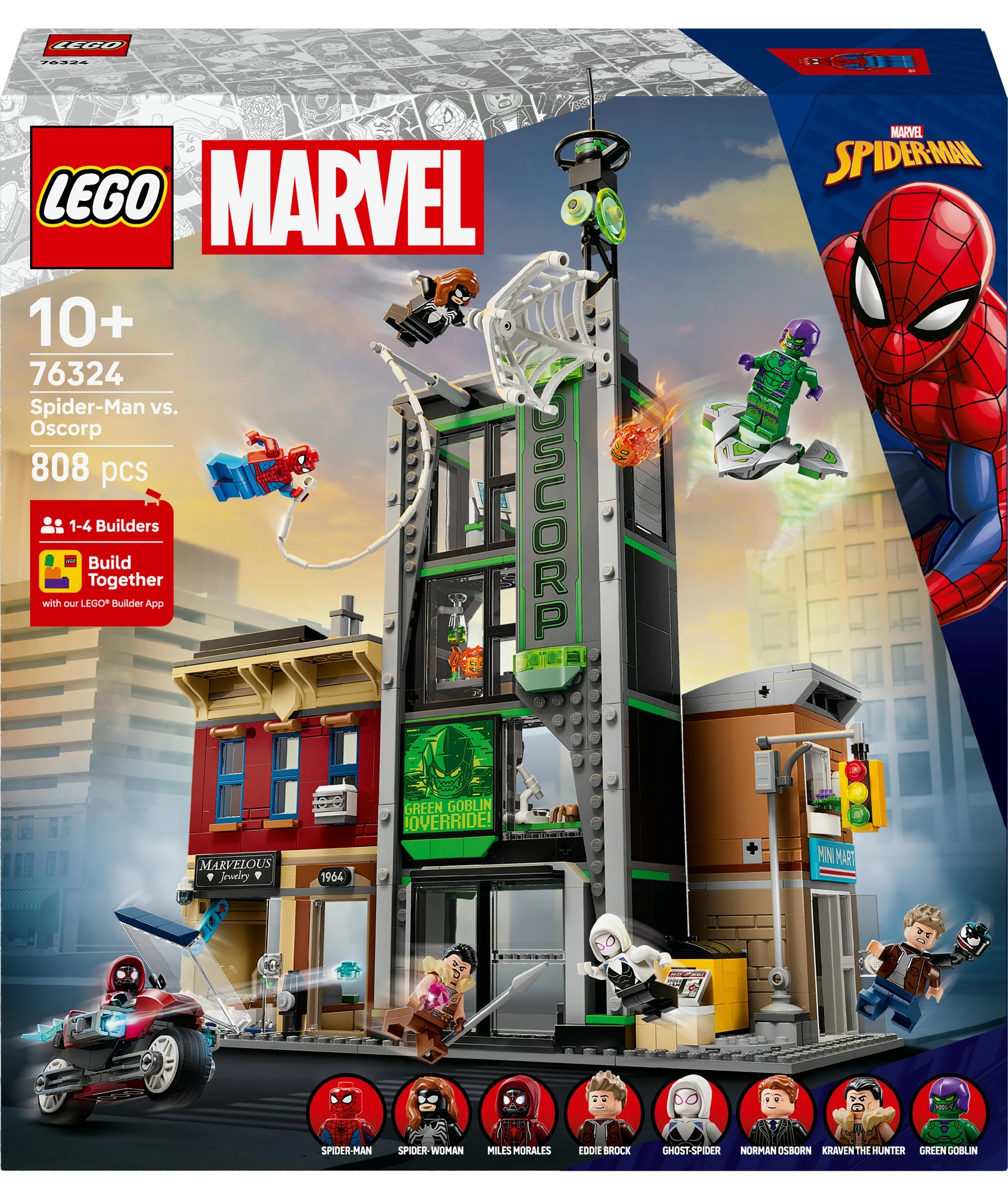 1 LEGO Marvel Super Heroes Spider-Man vs. Oscorp 76324, 1 of 10