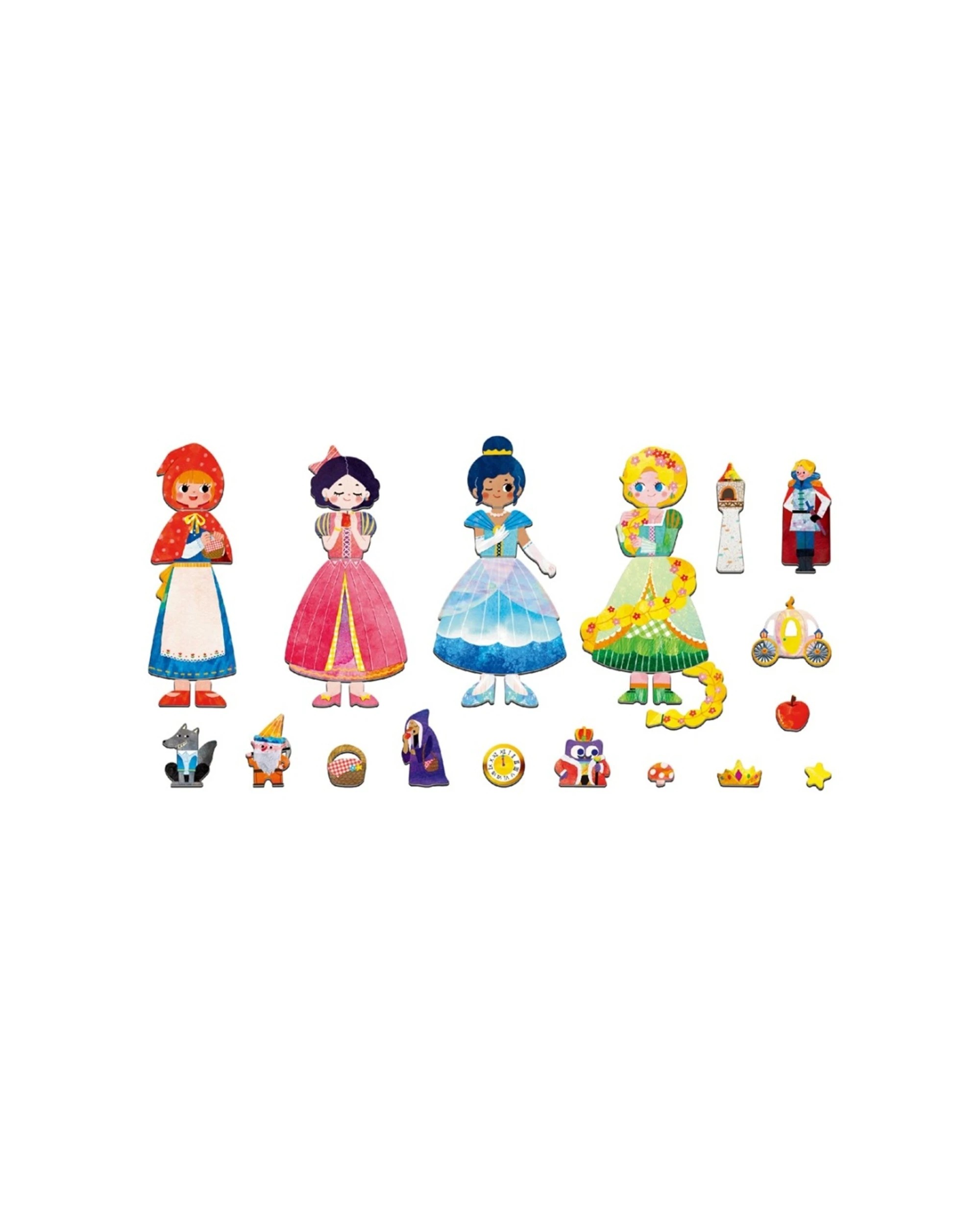 3 Mieredu Travel Magnetic Box Fairy Tales Kids Creative Learning Toy Set, 3 of 3
