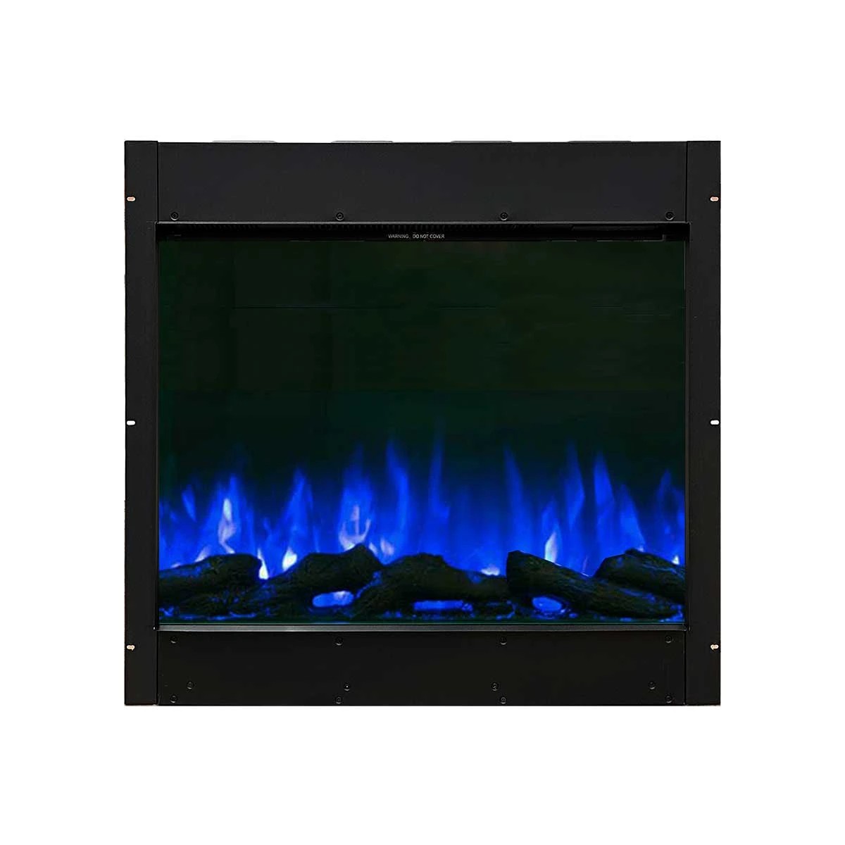 4 Moda Living Aristo 28 inch Electric Fireplace - Frameless - Black, 4 of 10