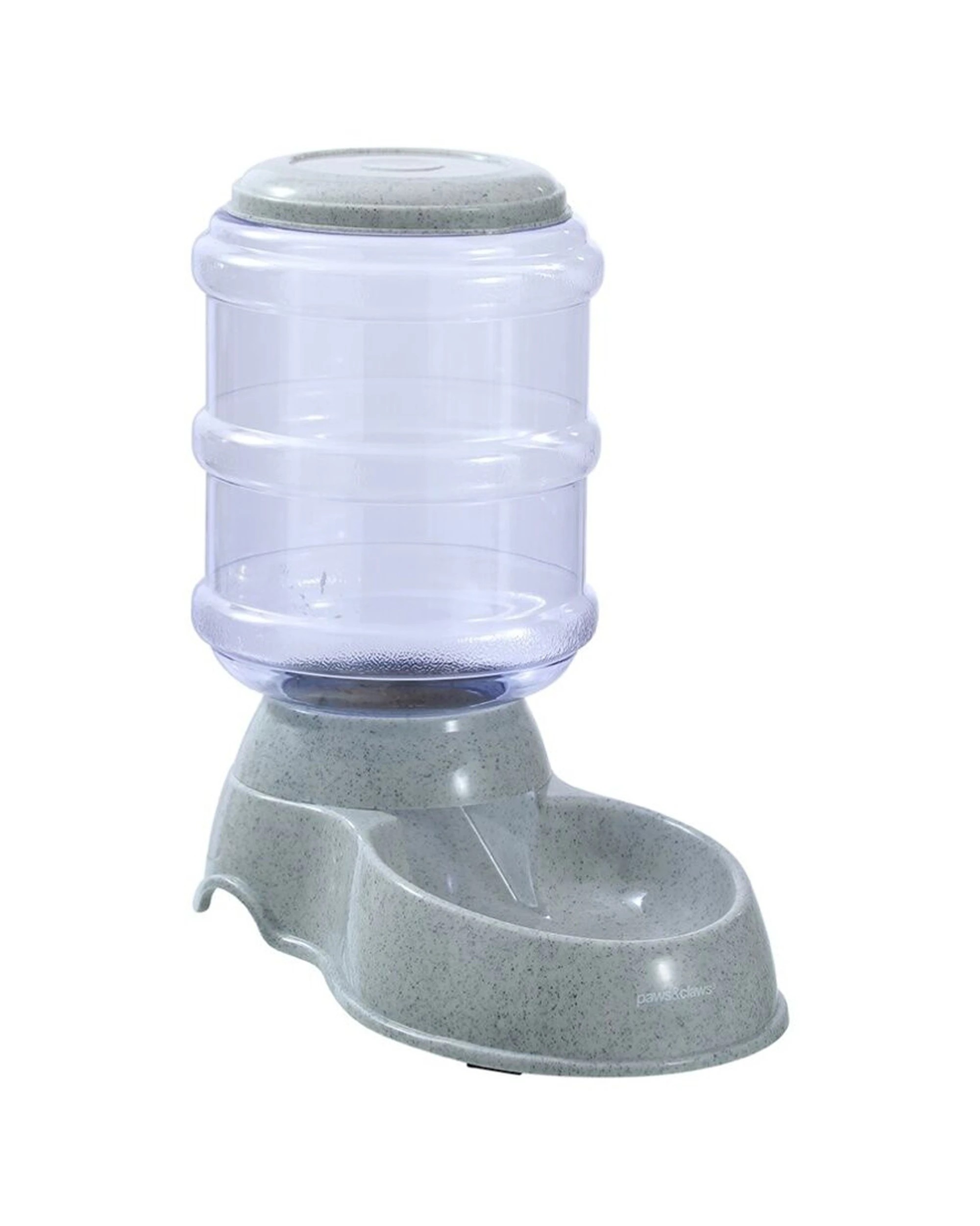 2 Paws And Claws Barrel Pet Food Dispenser Easy To Refill Durable 3.8L - Grey, 2 of 6