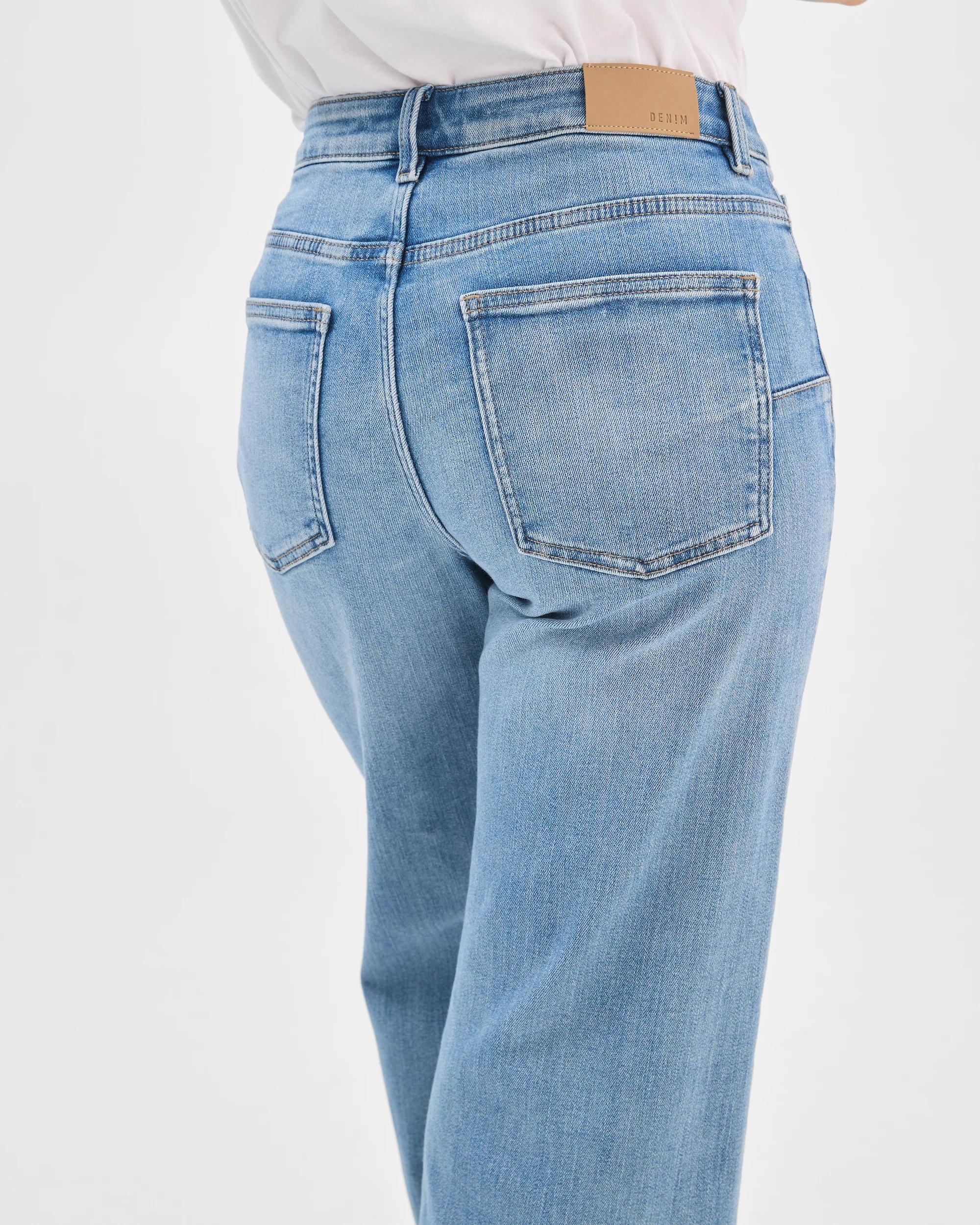 7 Target Denim Shape Your Body Wide Leg Denim Jeans MID WASH, 7 of 7