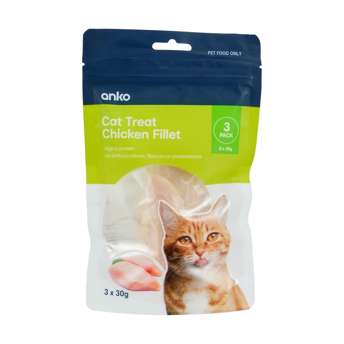 1 3 Pack Cat Treat Fillets Chicken, 1 of 3