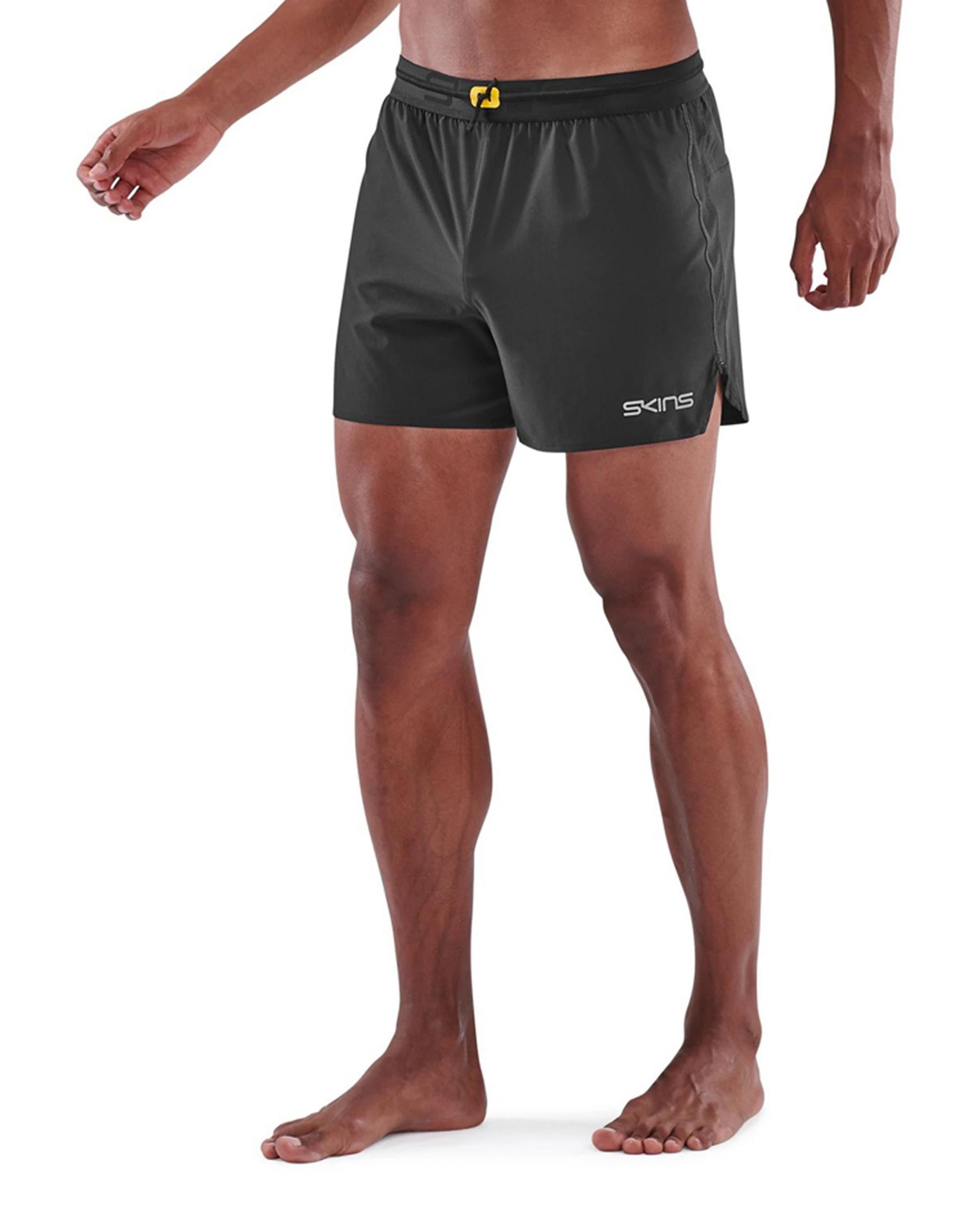 2 SKINS Men's 3-Series Activewear Run Shorts BLACK, 2 of 5