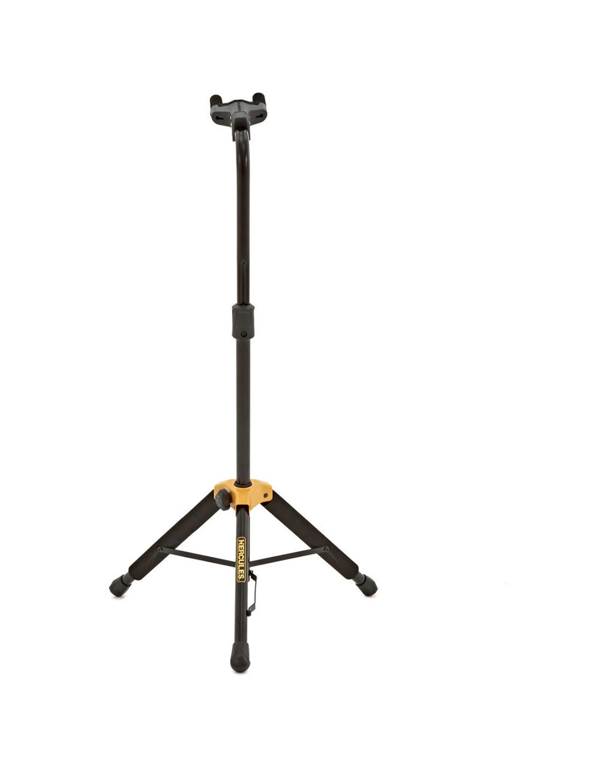 3 Hercules Auto Grip Acoustic & Electric Bass Guitar Stand Holder With Neck Adjustment - Black, 3 of 7