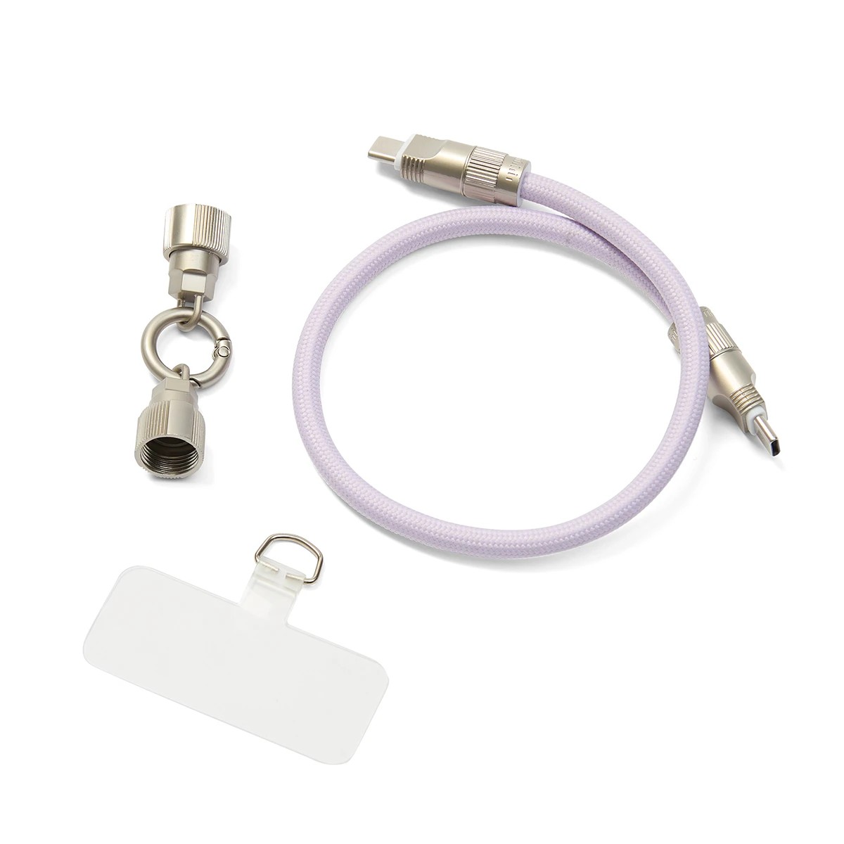 6 Wrist Strap Charging Cable - Lavender, 6 of 9