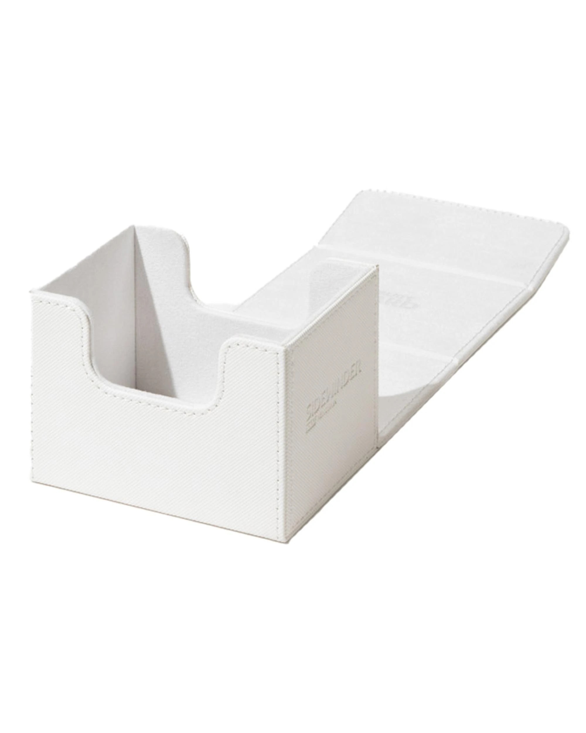 2 Ultimate Guard Sidewinder 100+ Xenoskin Monocolor Deck Box - White, 2 of 6