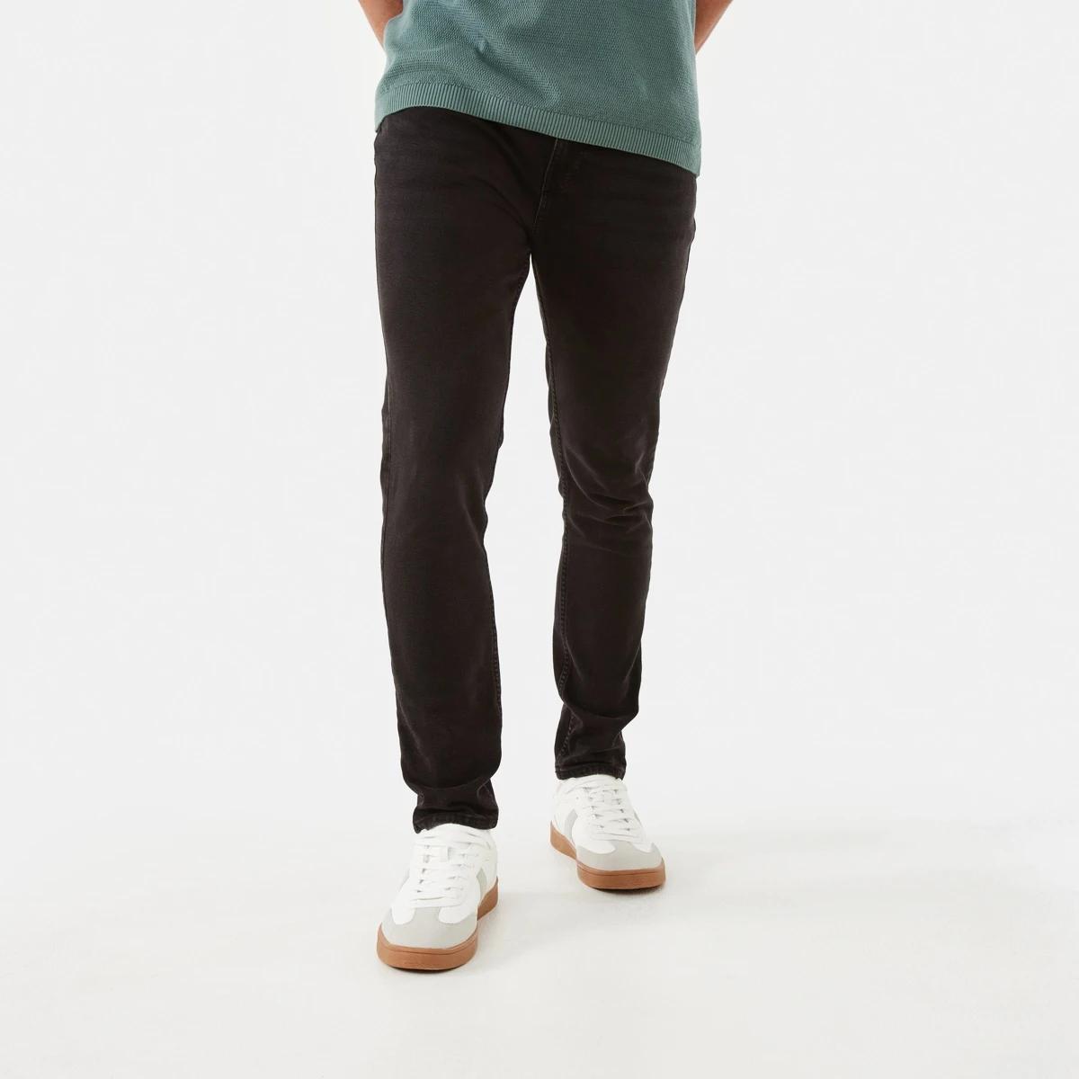 1 Slim Fit Stretch Jeans SOLID BLACK, 1 of 6