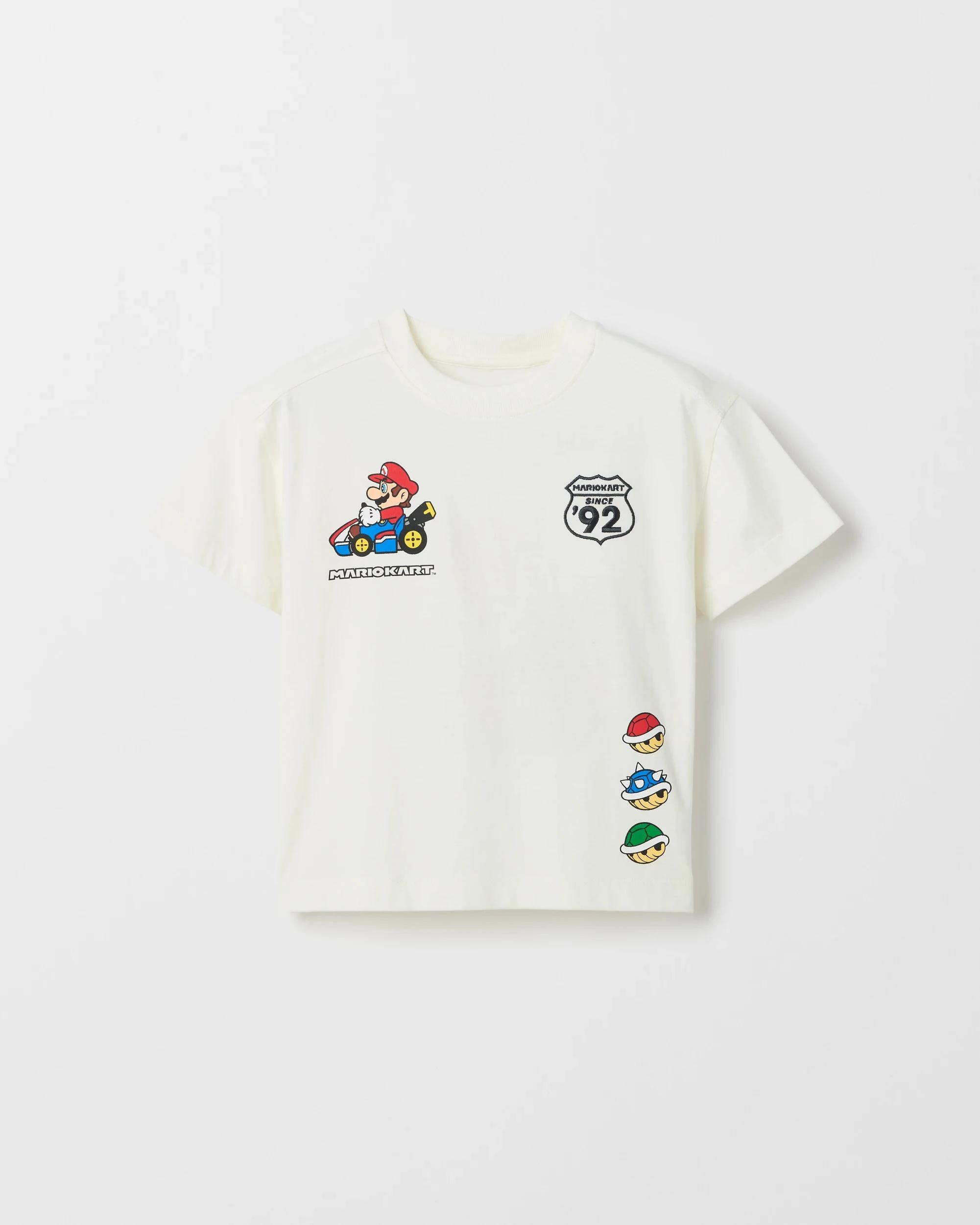 4 Super Mario Australian Cotton T-Shirt CLOUD DANCER, 4 of 7