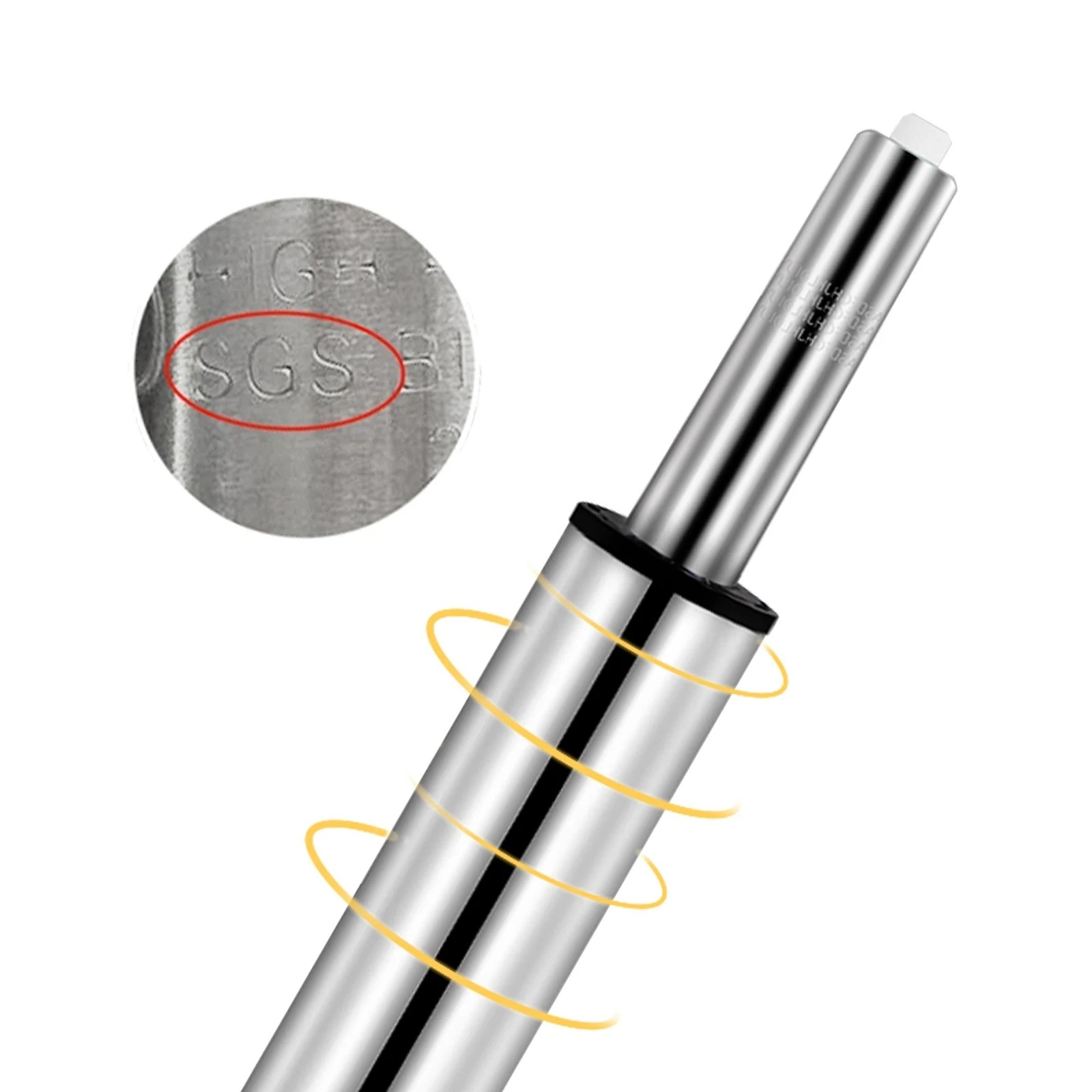 4 Alfordson 4x Bar Stools Macias Kitchen Swivel Chair Leather Gas Lift - Black, 4 of 10