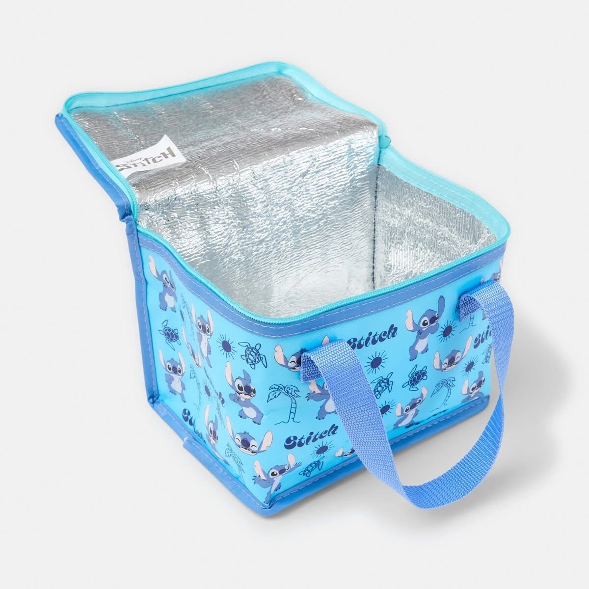4 Blue Disney Lilo & Stitch Collapsible Lunch Bag, 4 of 4