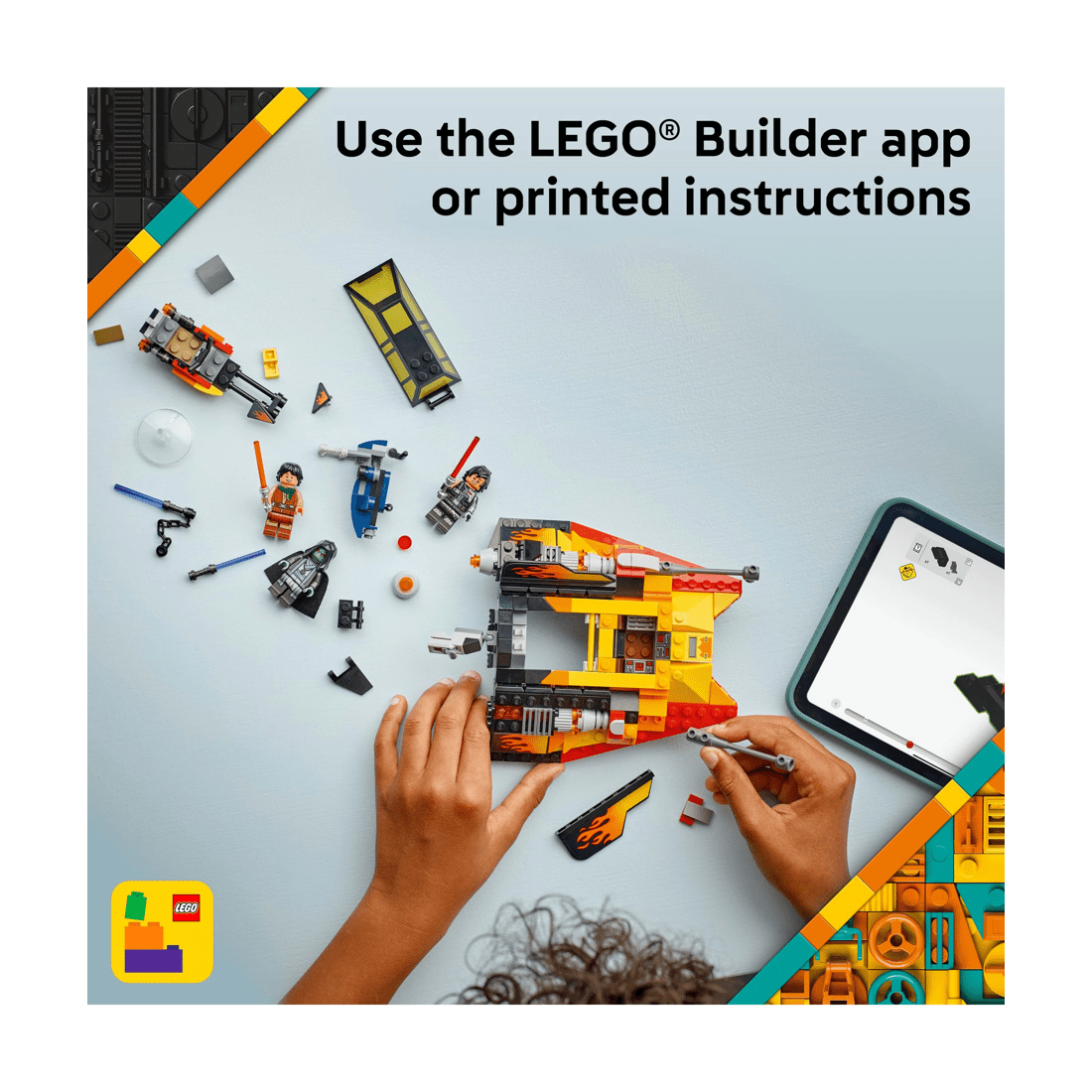 7 LEGO Star Wars The Force Burner Snowspeeder 75414, 7 of 10