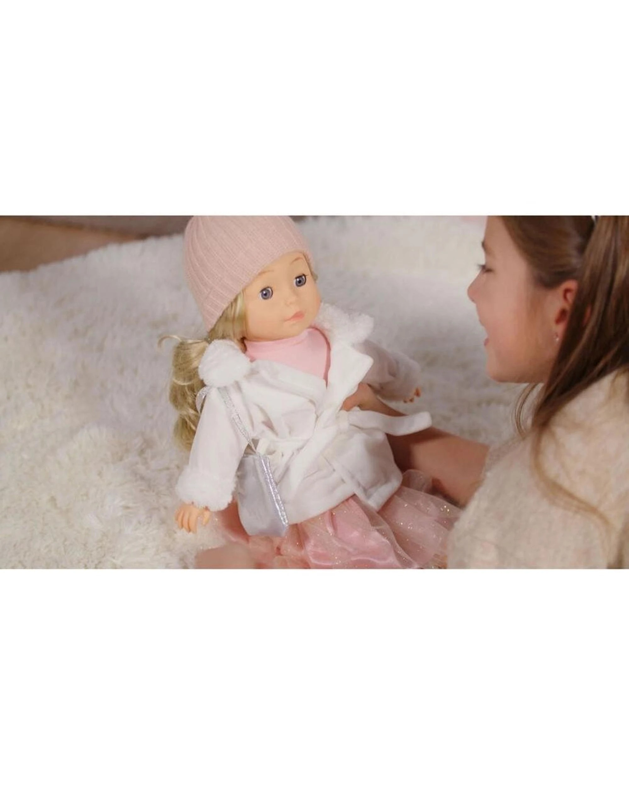 3 Bambolina Girlz Cherie Speaking 100 Words+ 46cm Doll with White Coat, 3 of 7