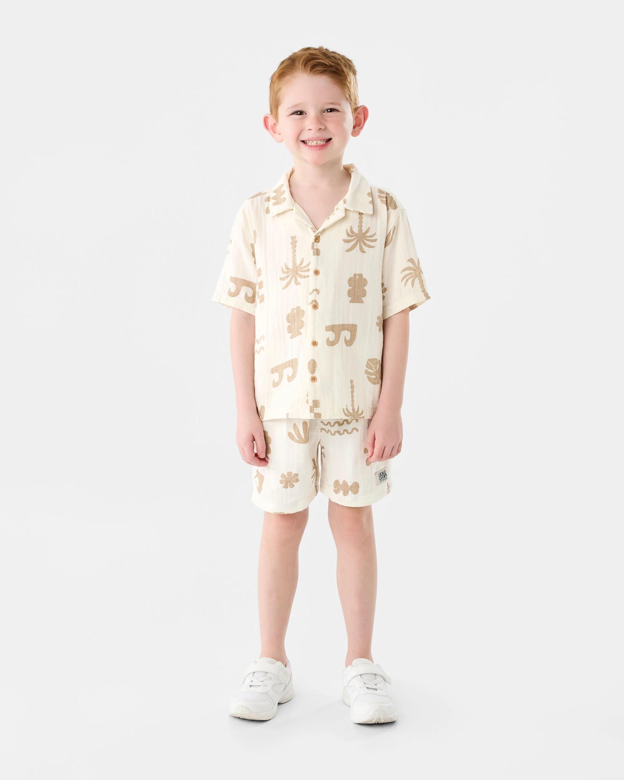 6 Double Cloth Shorts Wht Surf, 6 of 7