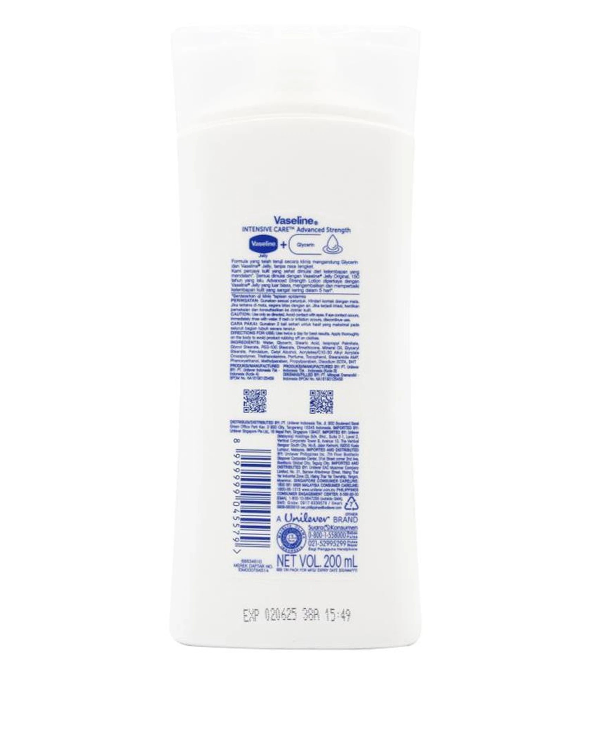 3 Vaseline Intensive Care Advanced Strength Body Lotion 6PK 200ml - White, 3 of 4