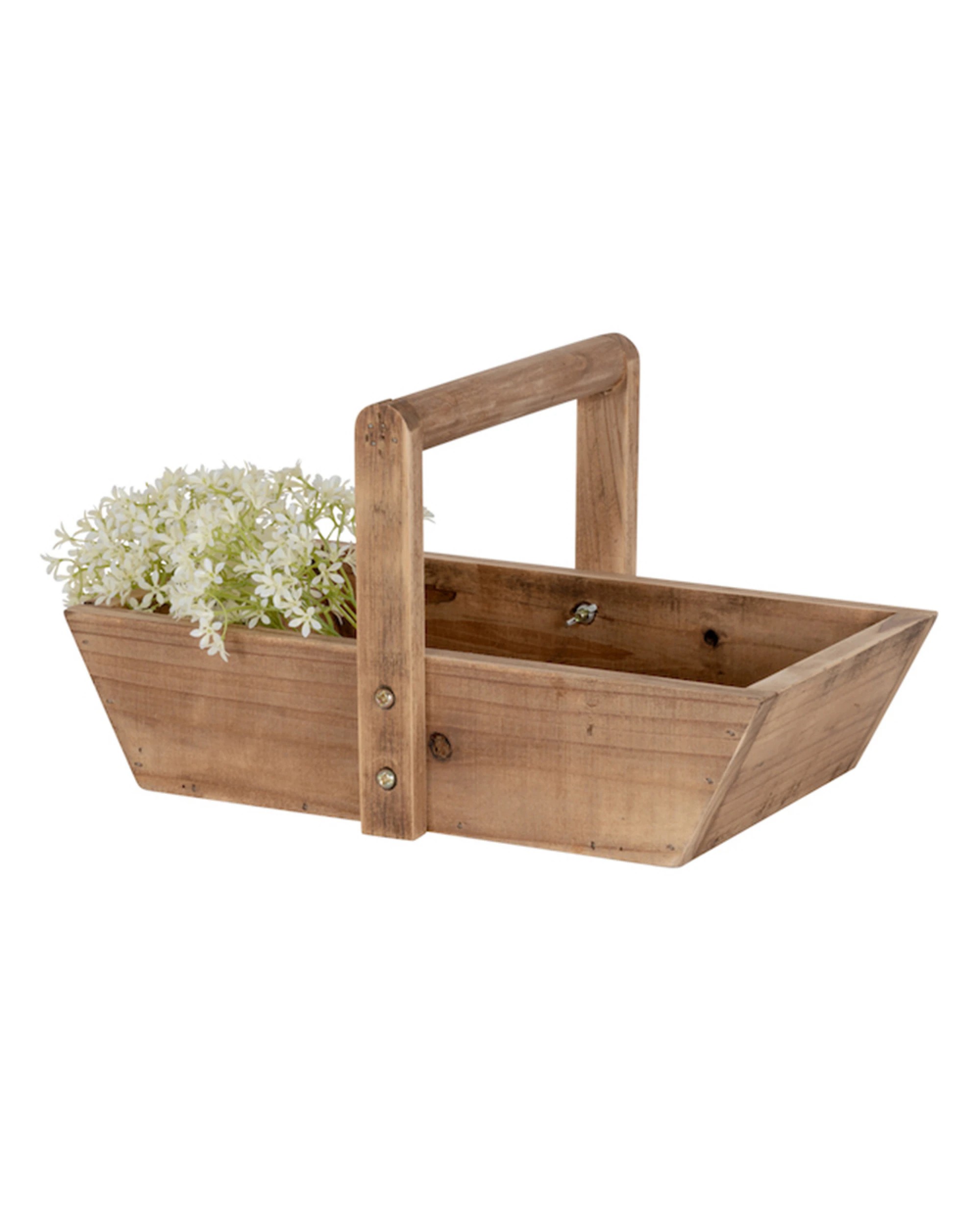 1 Alfresco Gardenware Alfresco Timber Gardening Trug Basket 40cm, 1 of 1