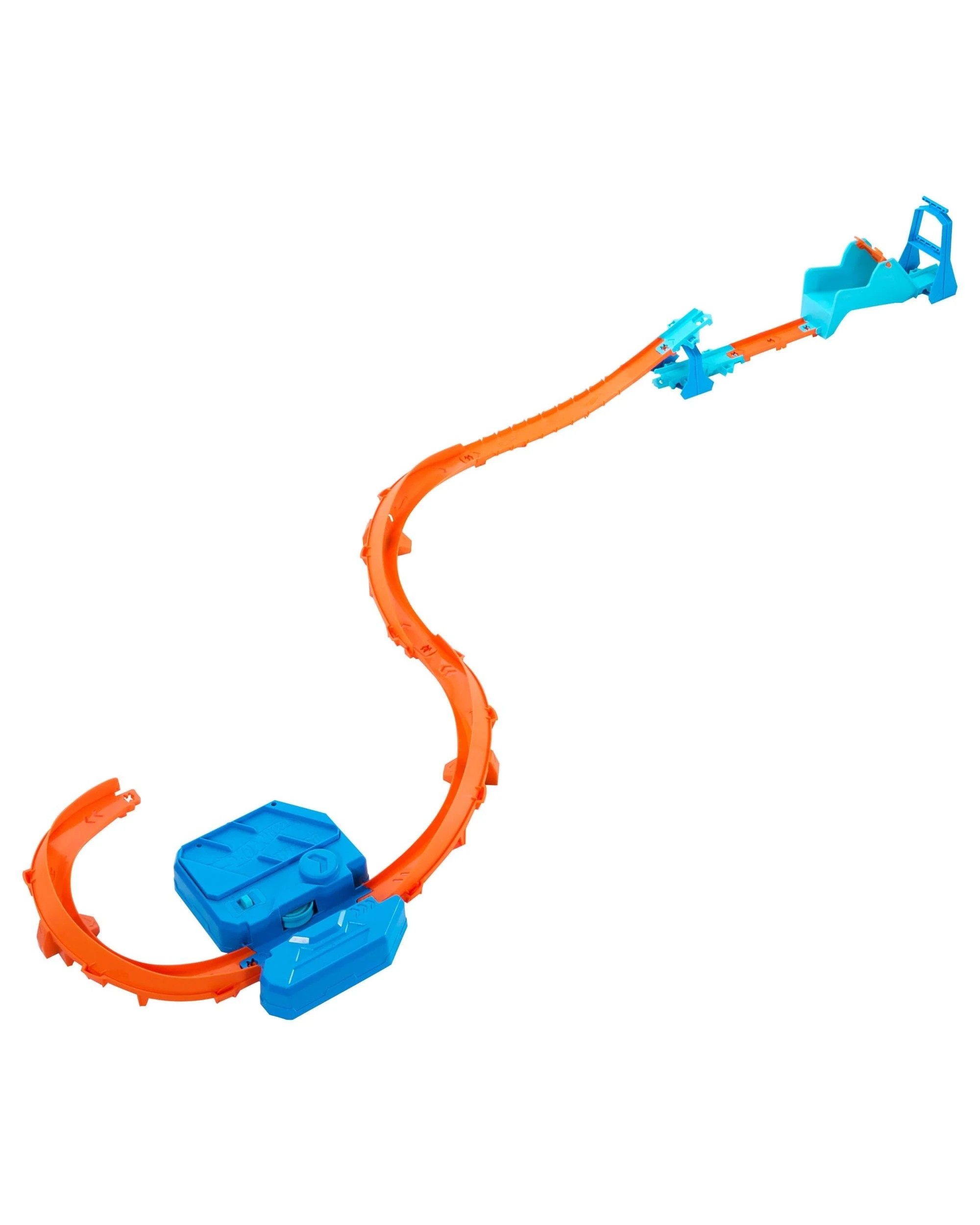 4 Hot Wheels Track Creator Boosted Jump Speedway Track Set, 4 of 9