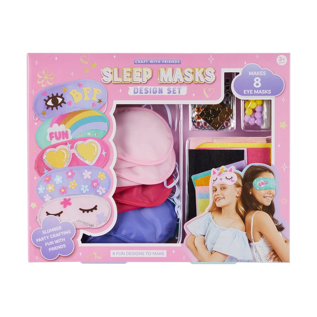 1 Craft with Friends: Sleep Masks Design Set, 1 of 10