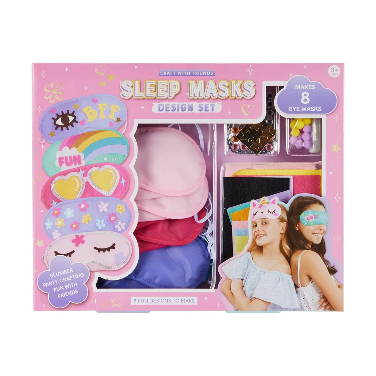 1 Craft with Friends: Sleep Masks Design Set, 1 of 10