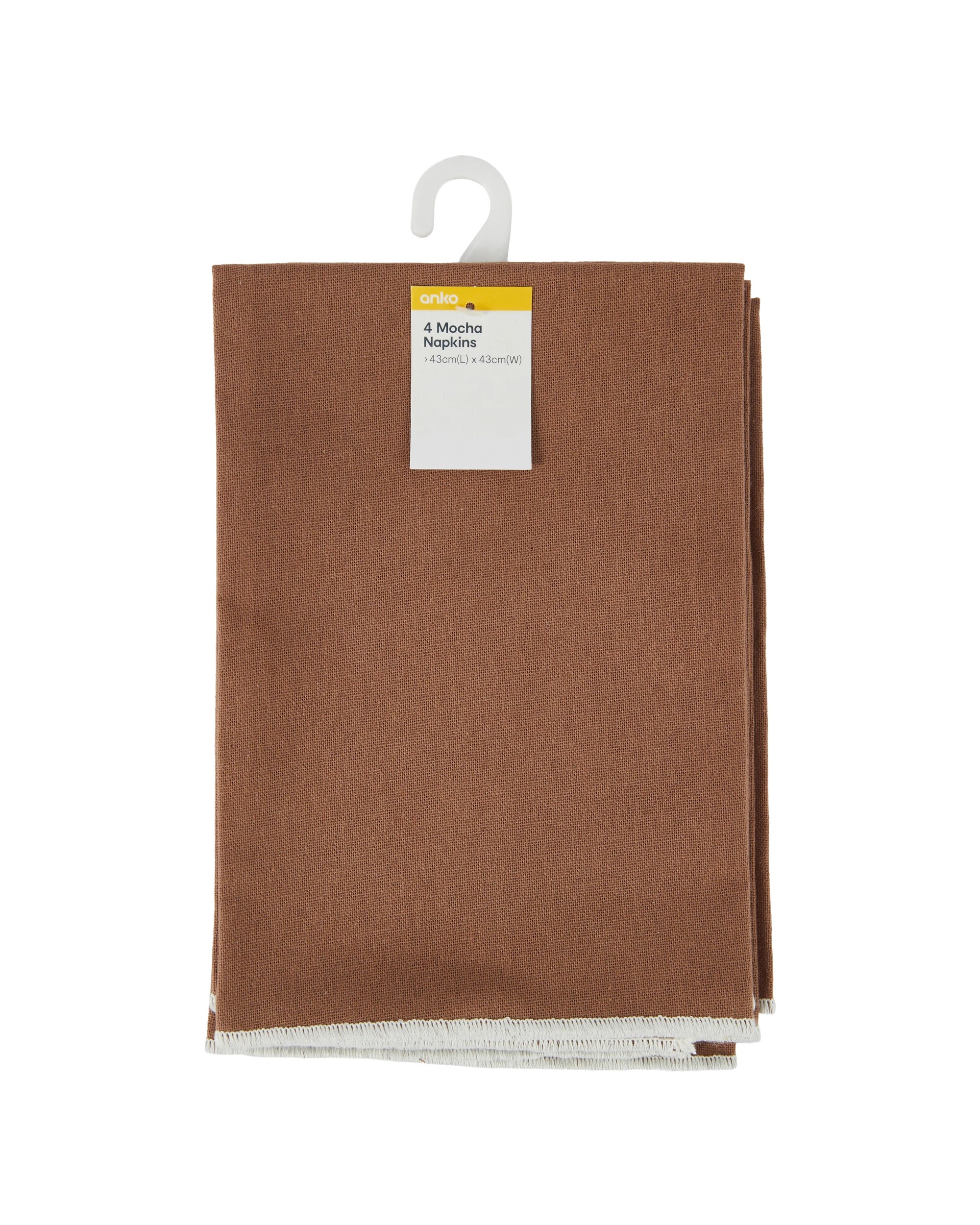 4 4 Pack Mocha Napkins, 4 of 5