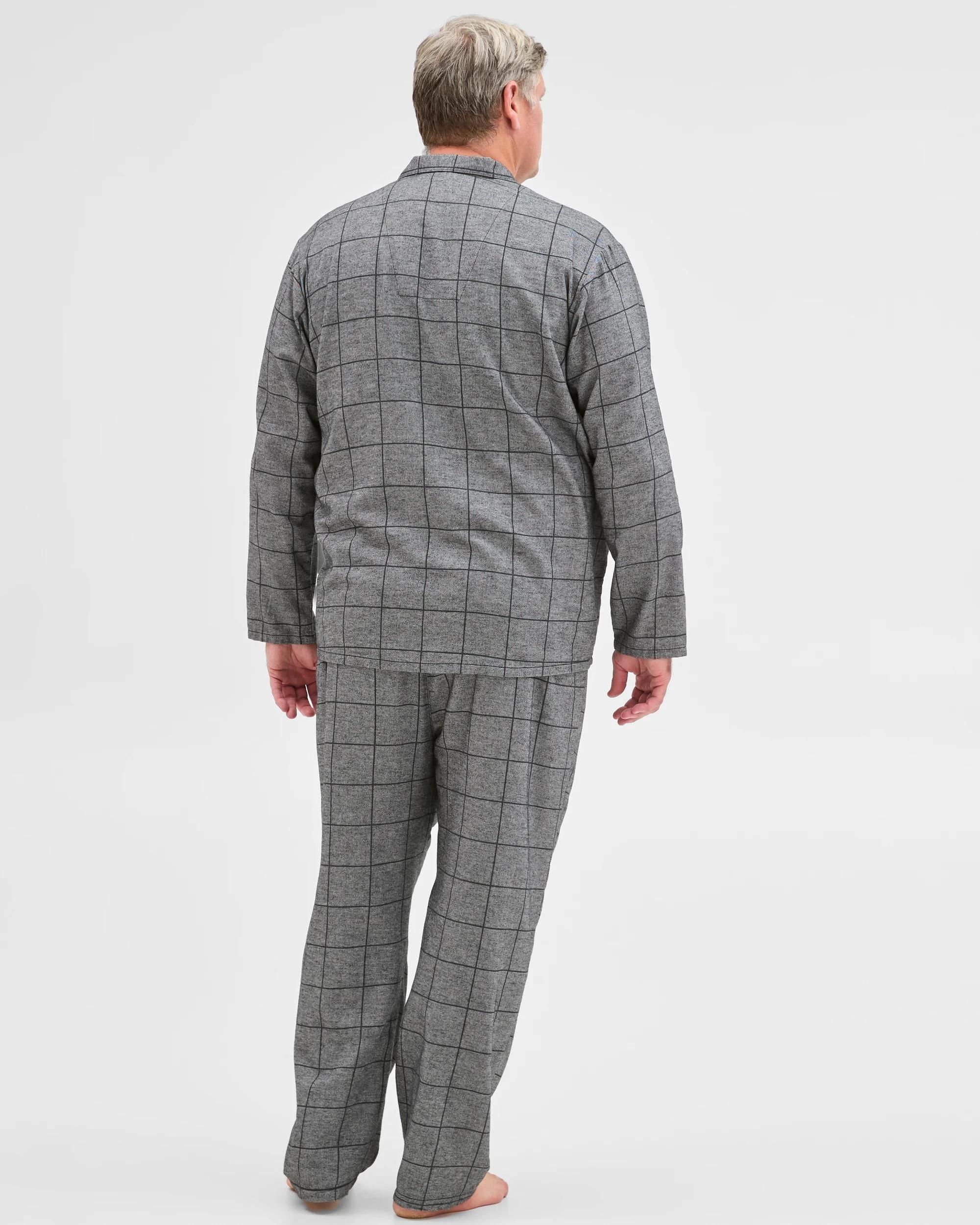 7 Target Man Plus Plus Size Flannelette Pyjama Set CHARCOAL, 7 of 7