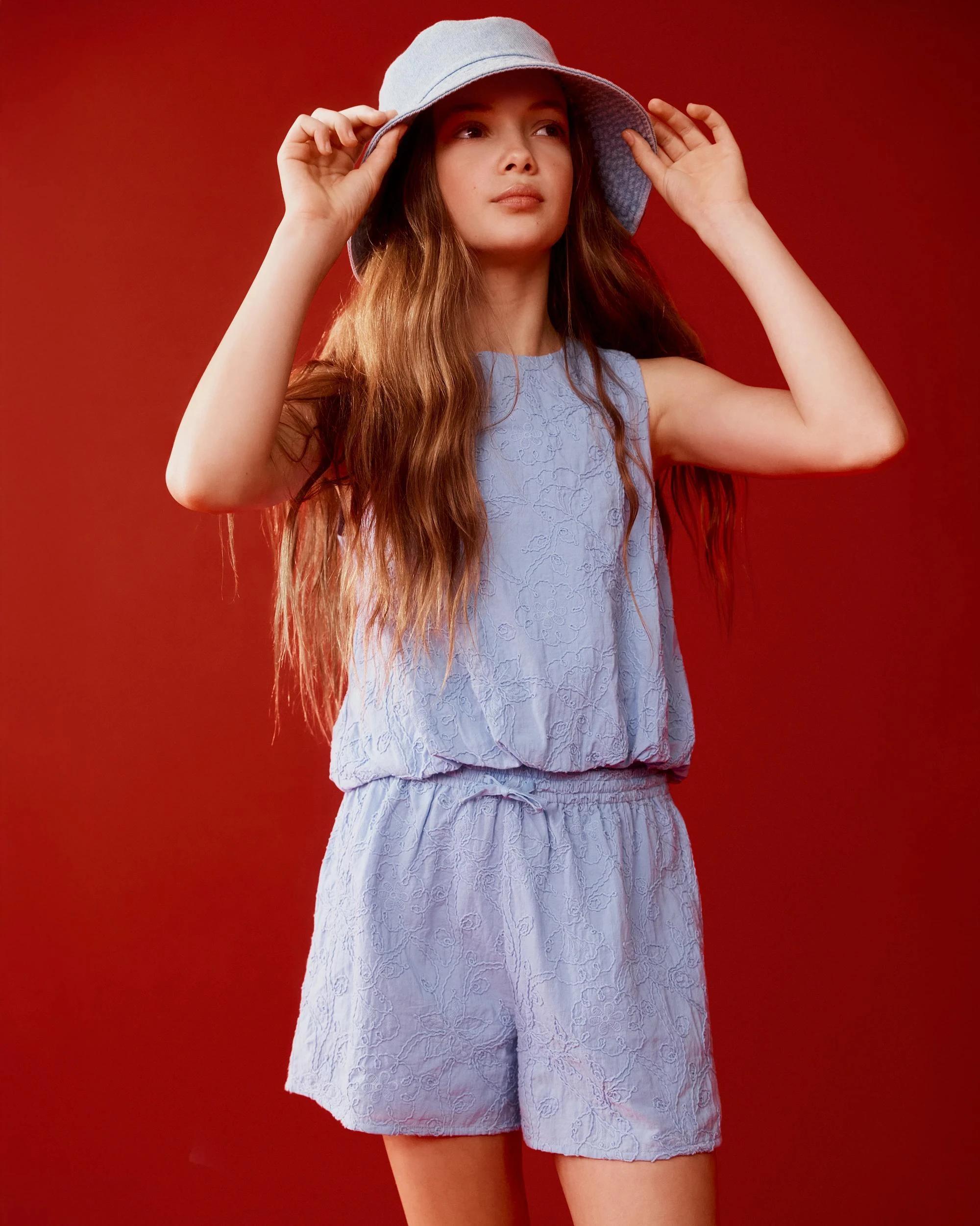 6 Target Broderie Shorts BLUE, 6 of 6