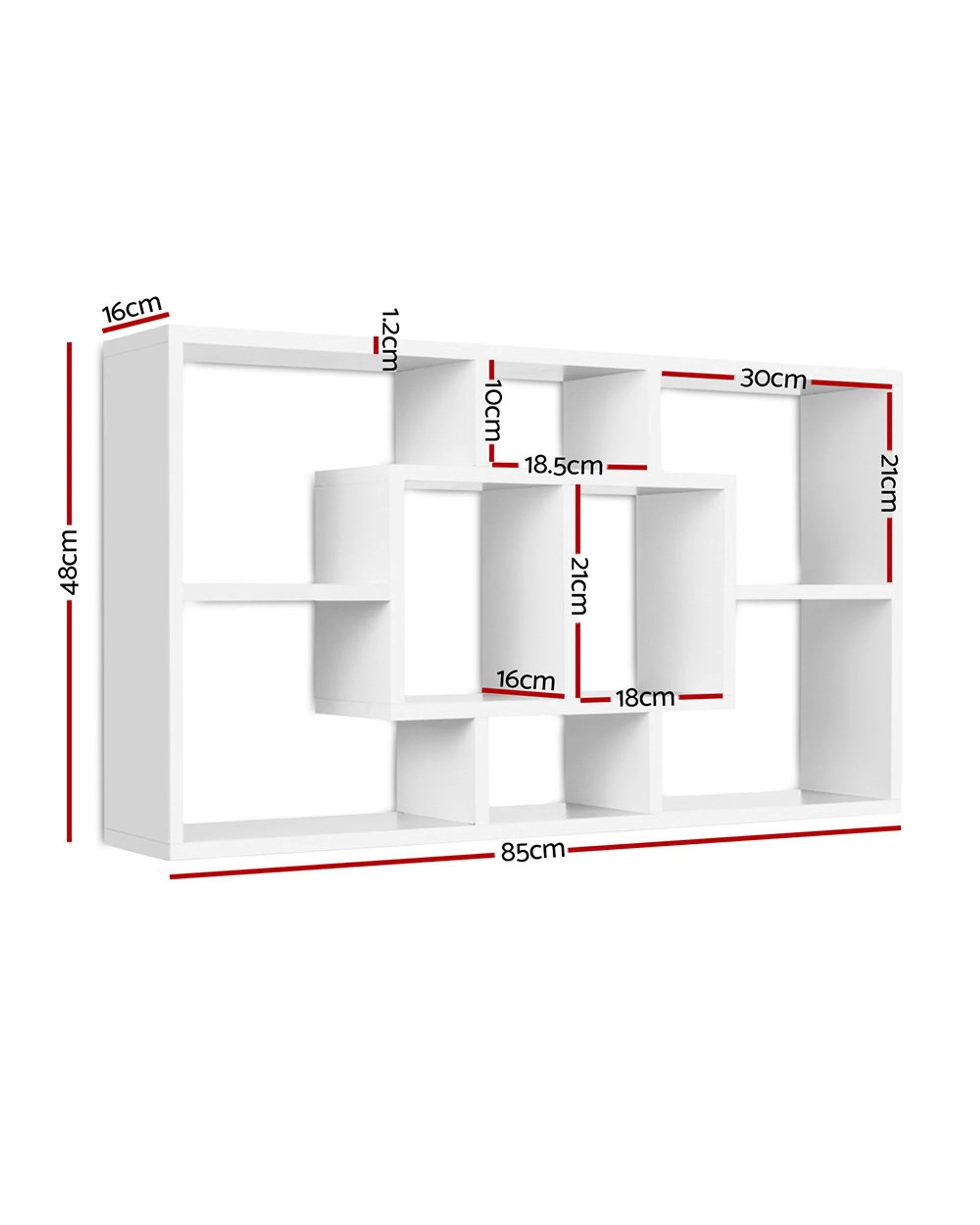 1 Artiss Floating Wall Shelves Bookshelf
 - White, 1 of 2