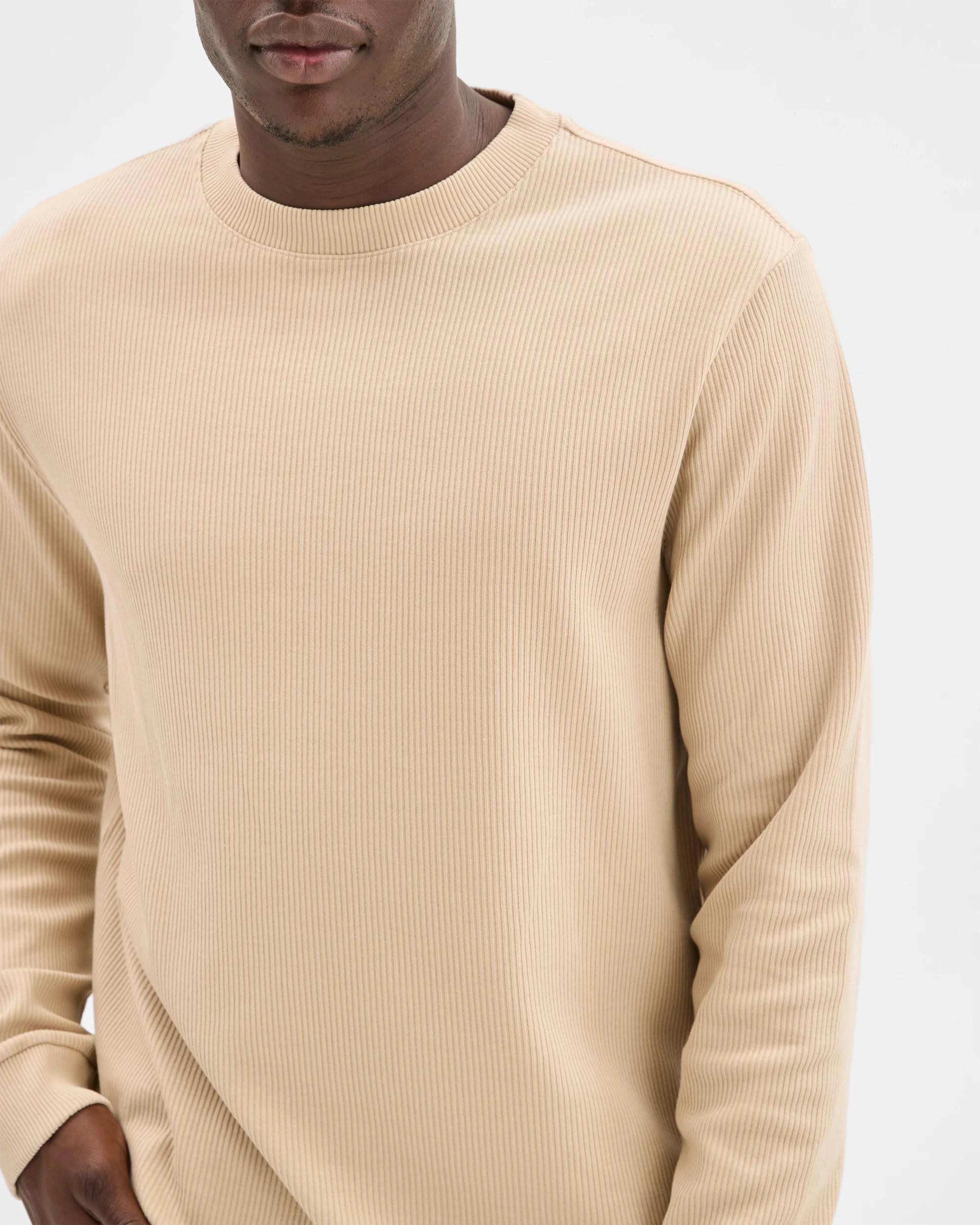 4 Commons Australian Cotton Relaxed Heavyweight Textured T-Shirt ACID SAND, 4 of 6