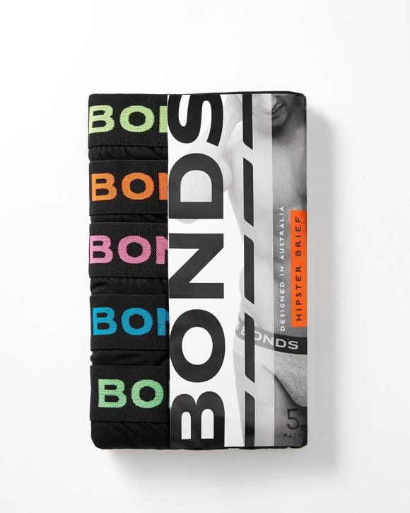 Bonds 5 Pack Hipster Briefs; Style: M8DMTX