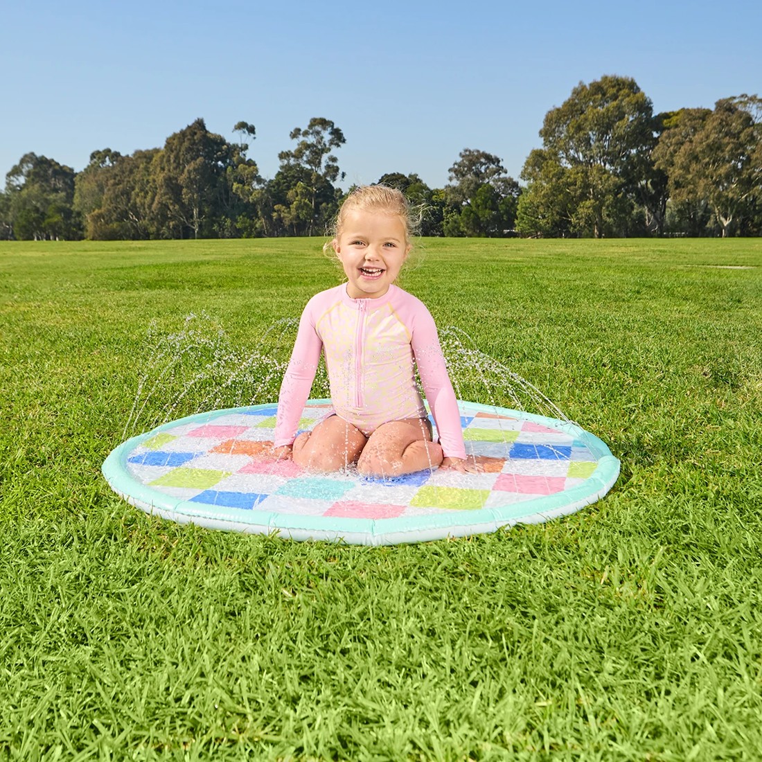 1 Inflatable Round Sprinkler Mat, 1 of 6