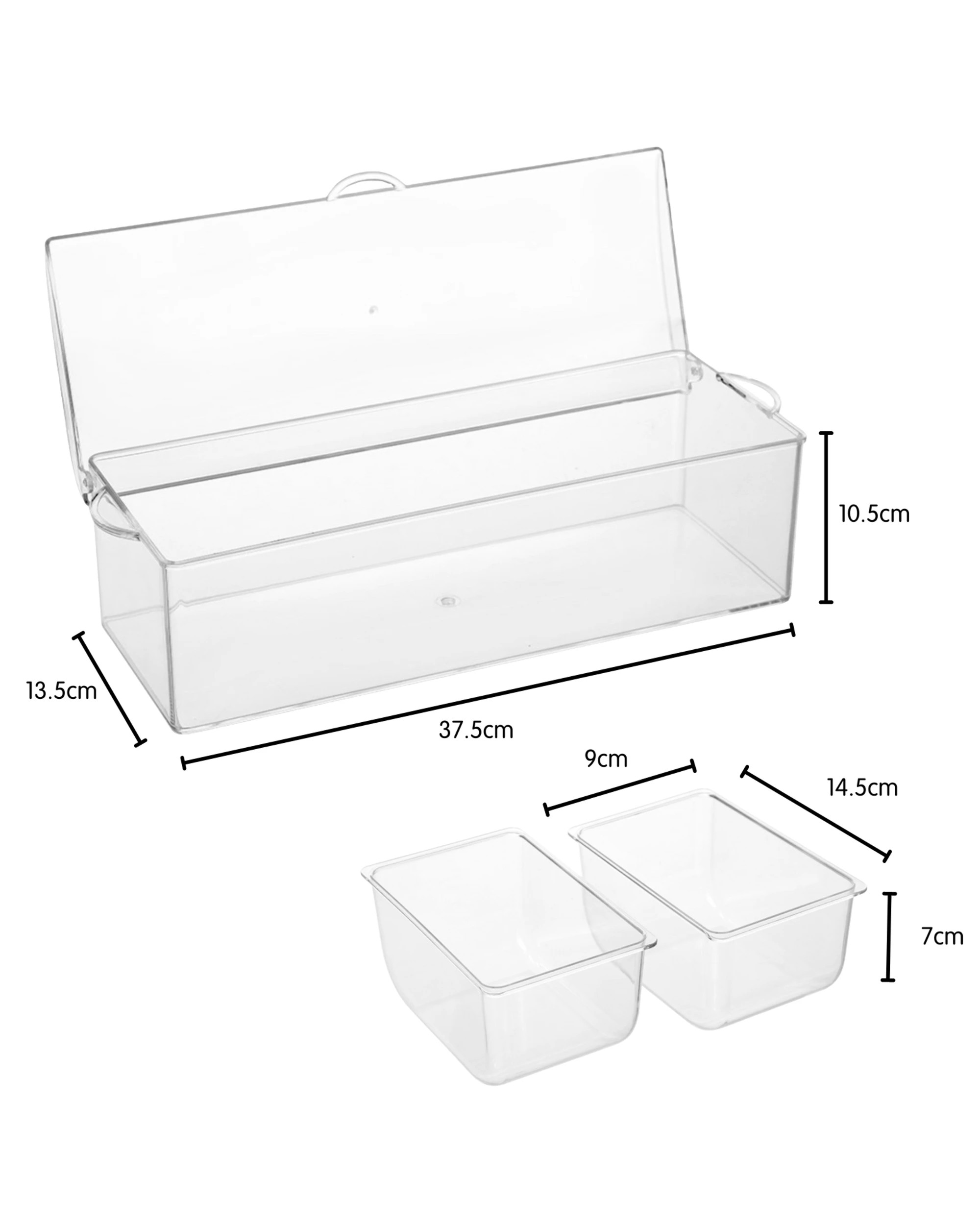 5 Lemon & Lime Lemon & Lime Crystal Chilled Serving Box With Flip Lid, 5 of 5