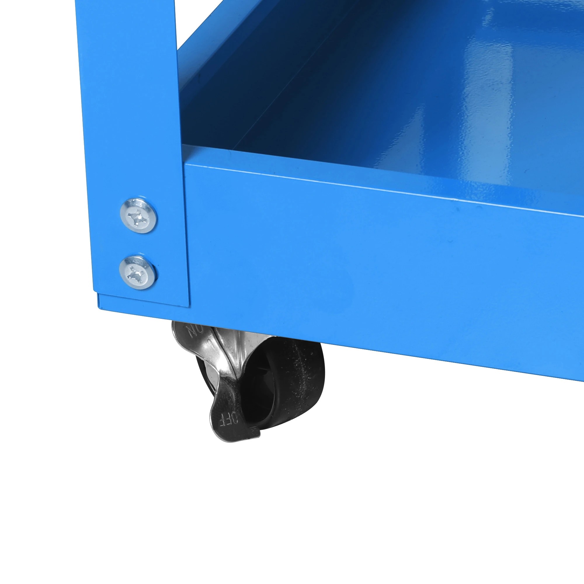 4 Traderight 3-Tier Tool Cart Box Trolley Box In Colour - Blue, 4 of 5