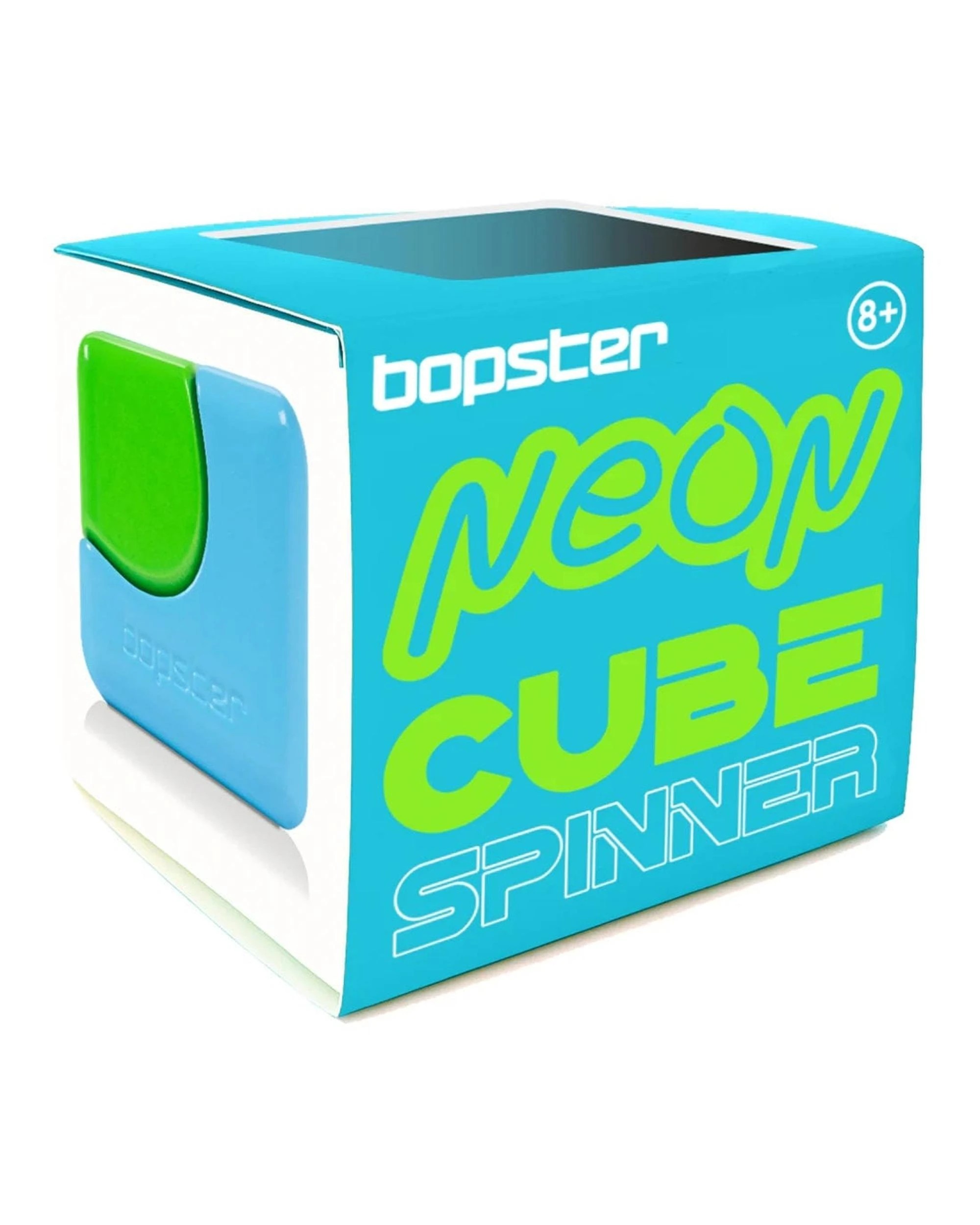 1 Bopster Neon Fidget Cube Spinner - Neon Blue - Blue, 1 of 3
