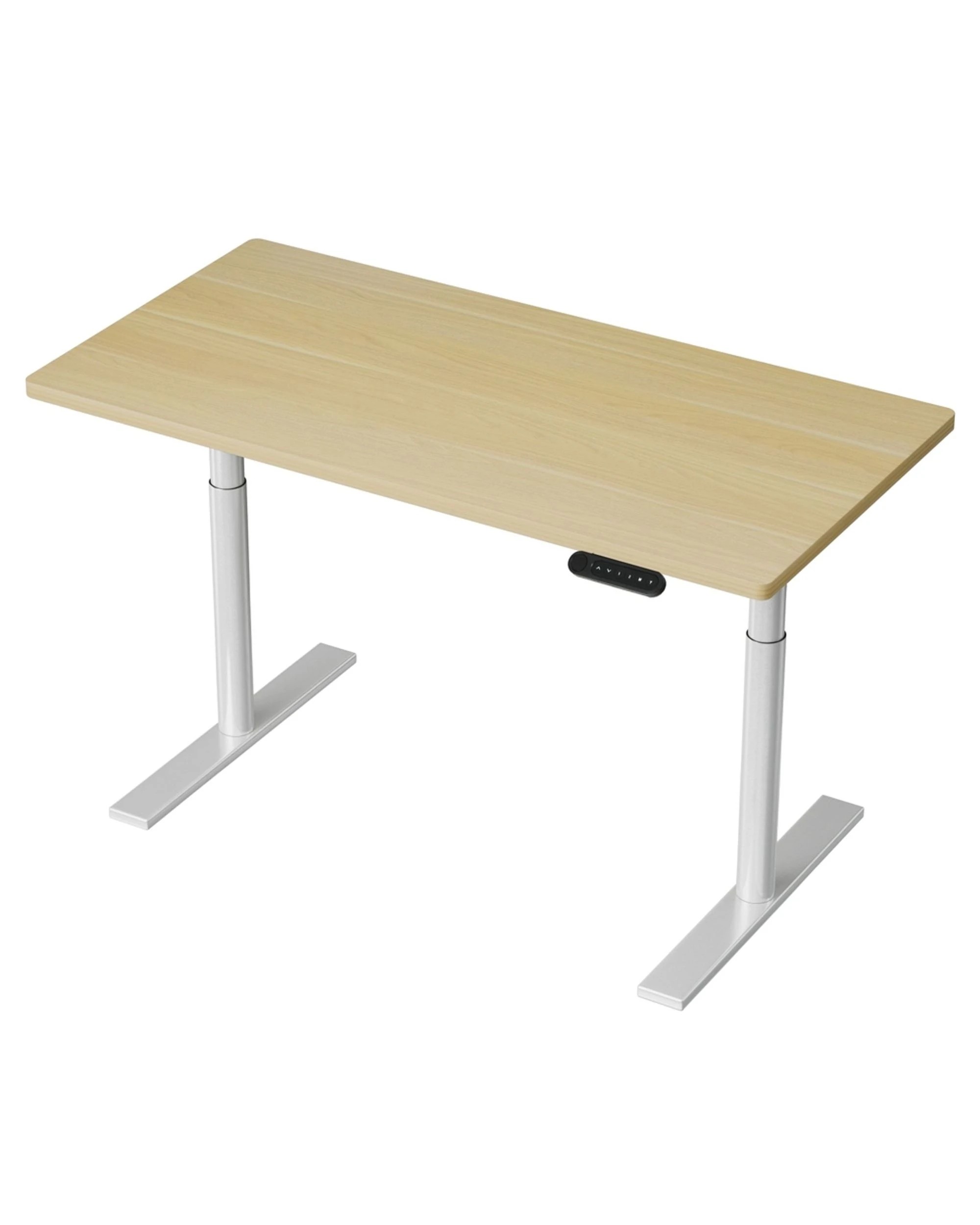 1 Artiss Standing Desk Motorised Electric Dual Motor 120cm
 - Brown, 1 of 3