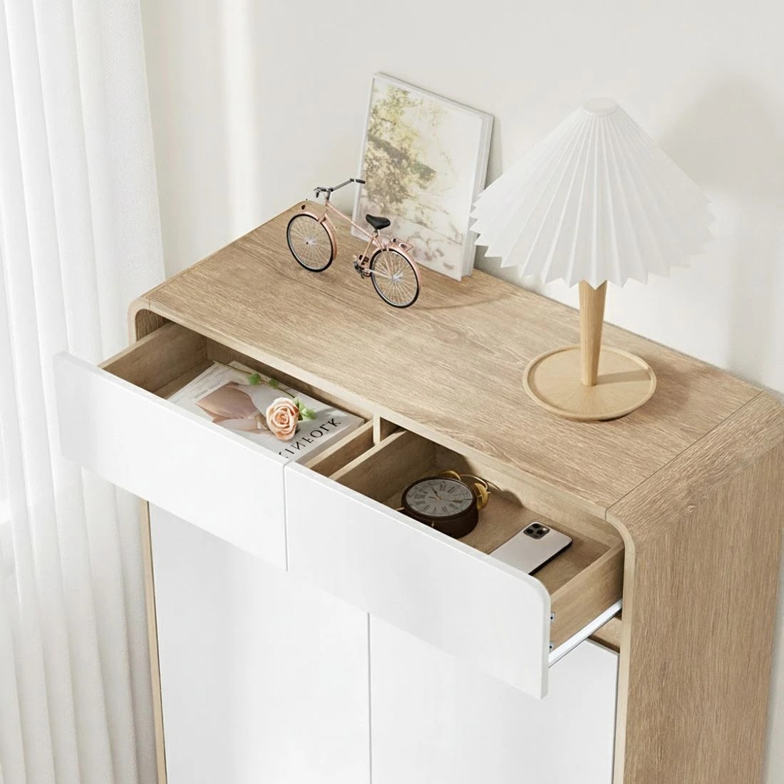 4 Artiss Shoe Rack Cabinet 20 Pairs Storage Cupboard - Multi, 4 of 6