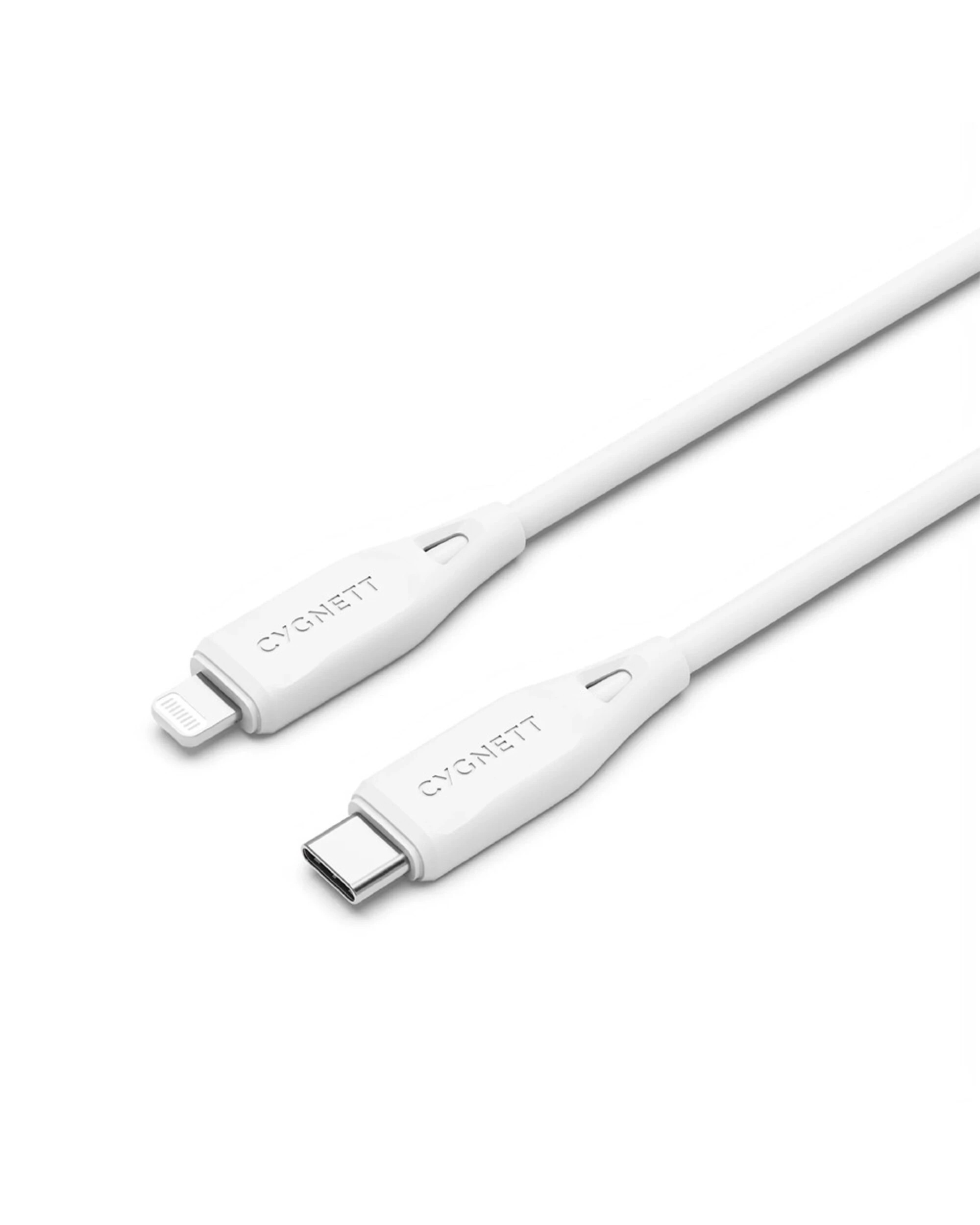 1 Cygnett - Essentials 1m Lightning to USB-C Cable - White, 1 of 1