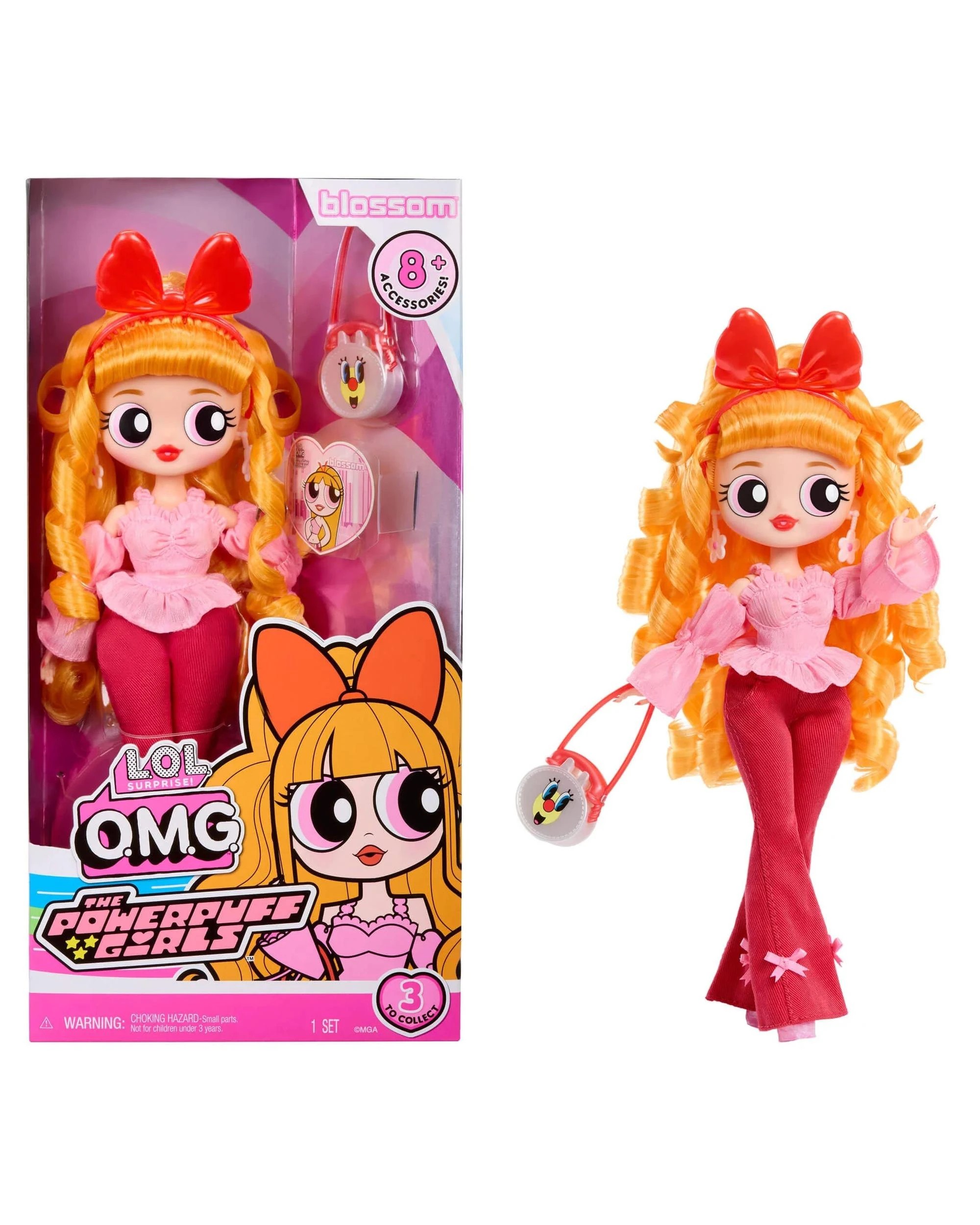 1 L.O.L. Surprise O.M.G. Powerpuff Girls Blossom Doll, 1 of 3