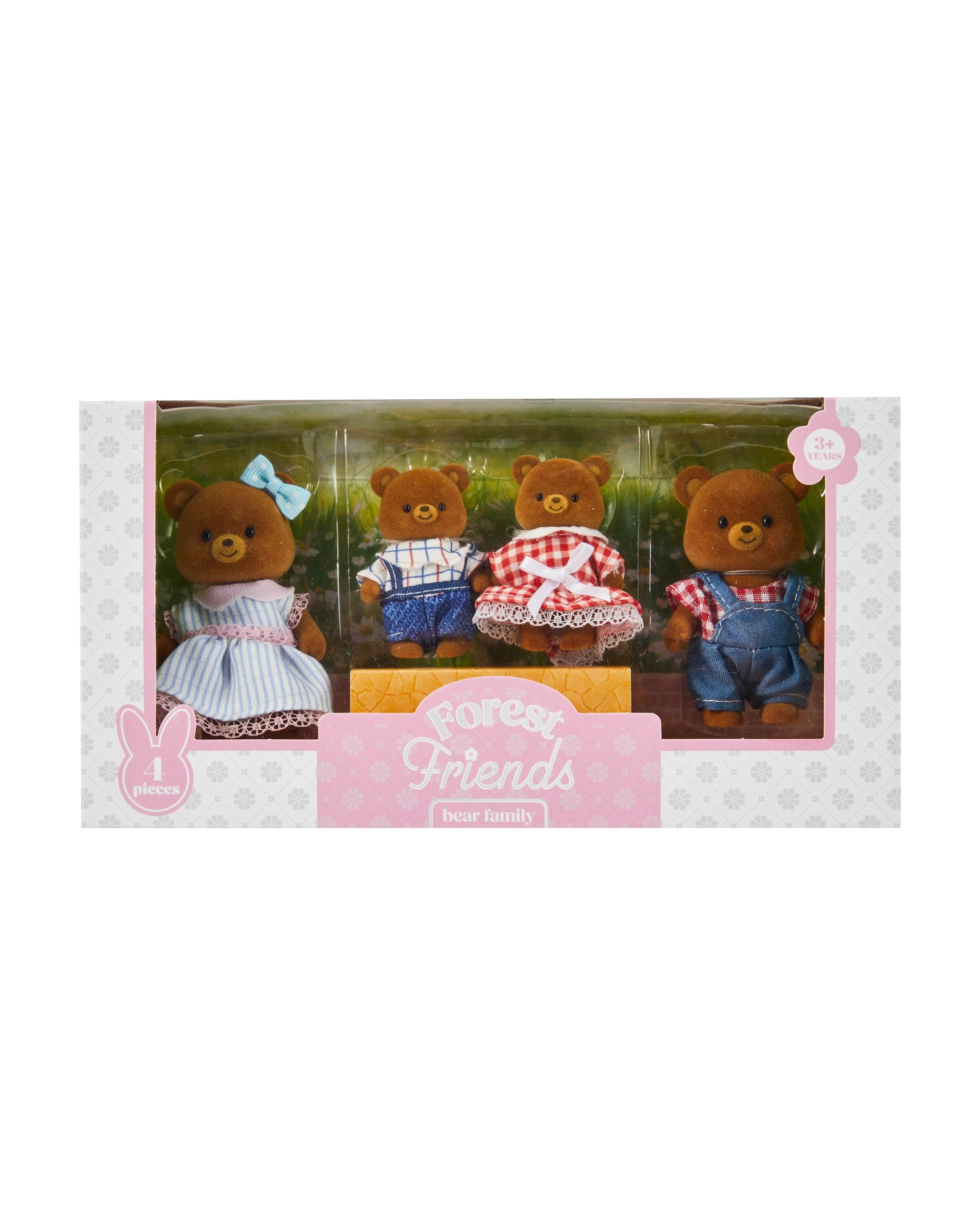 1 4 Piece Forest Friends Bear Family, 1 of 4