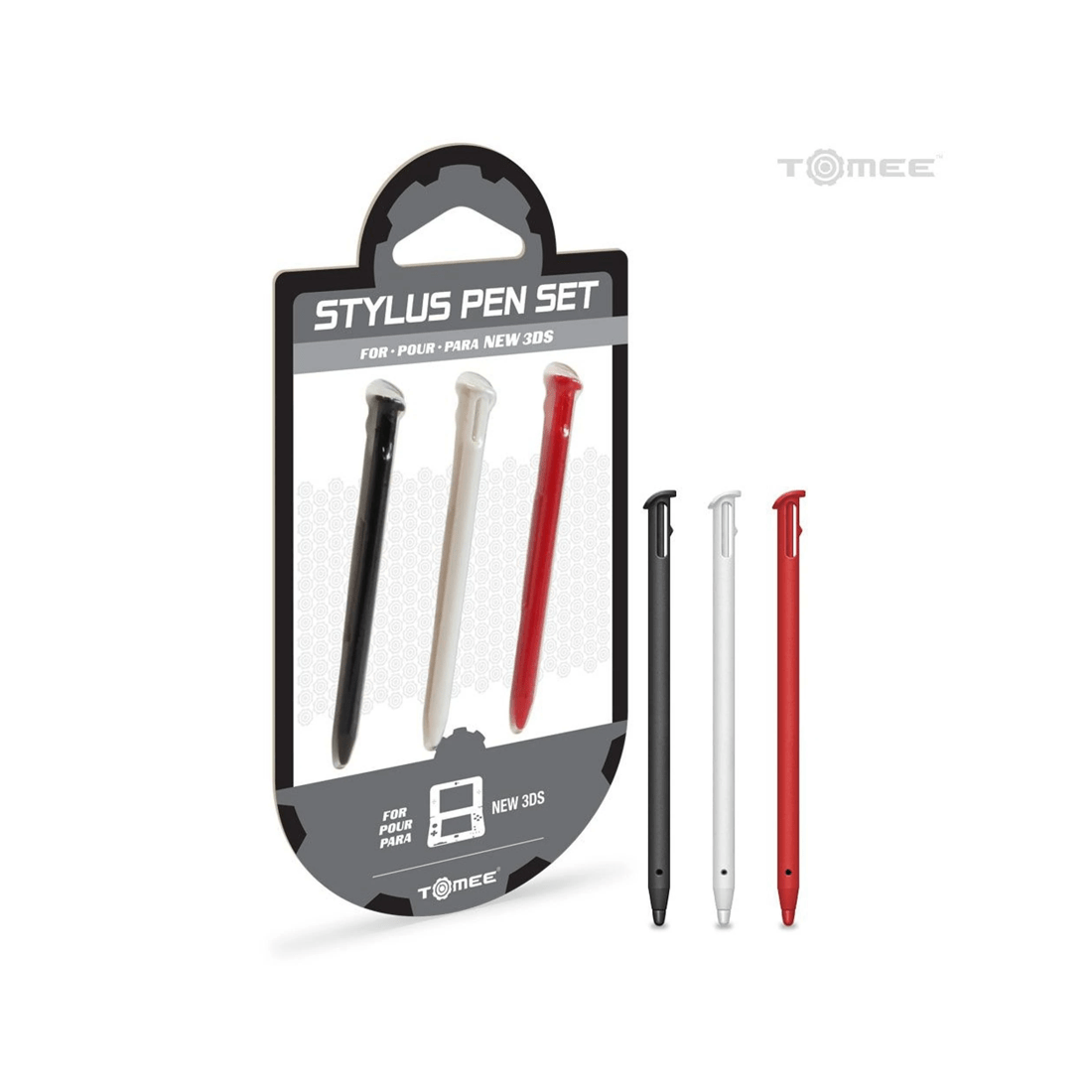 1 Tomee Stylus Pen Set 3 Pk For New Nintendo 3DS - Multi, 1 of 1