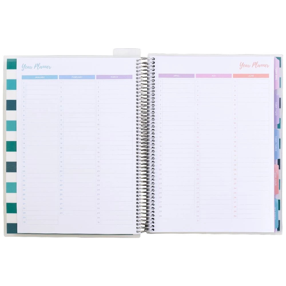 5 Otto A4 Teachers' Undated Planner Teal, 5 of 10