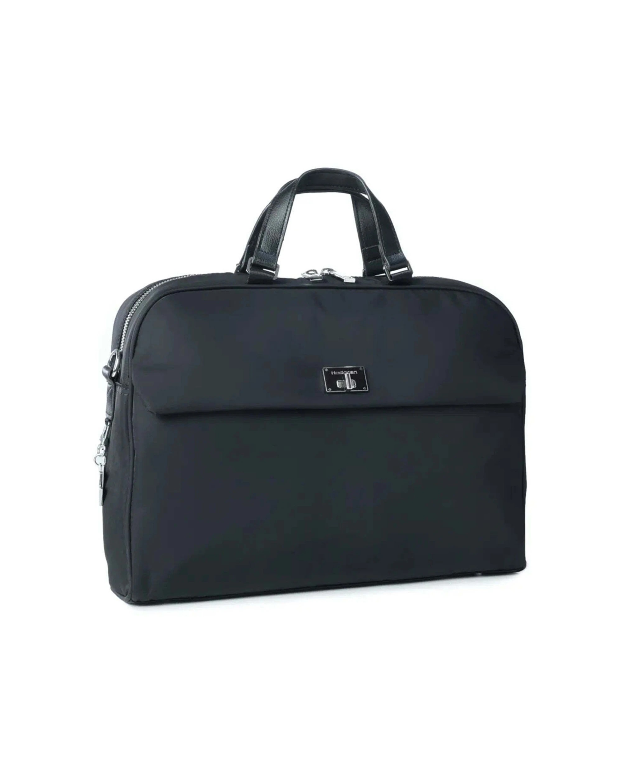 4 Hedgren Harmony Business Handbag RFID Pocket Water Repellent RPET Polyester - Black, 4 of 8