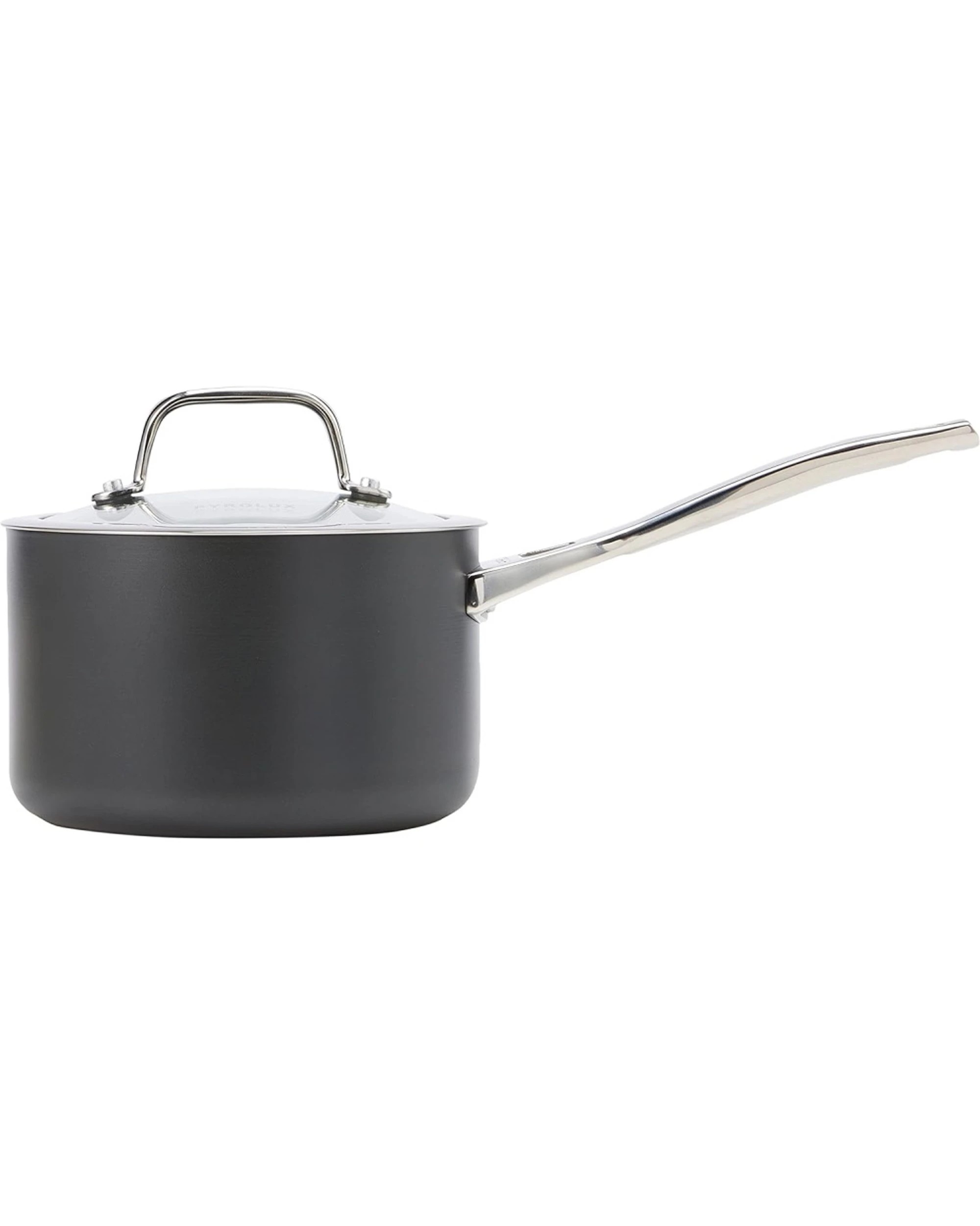 2 Pyrolux Heavy Duty Saucepan Non Stick Aluminium With Lid 16cm - Grey, 2 of 2