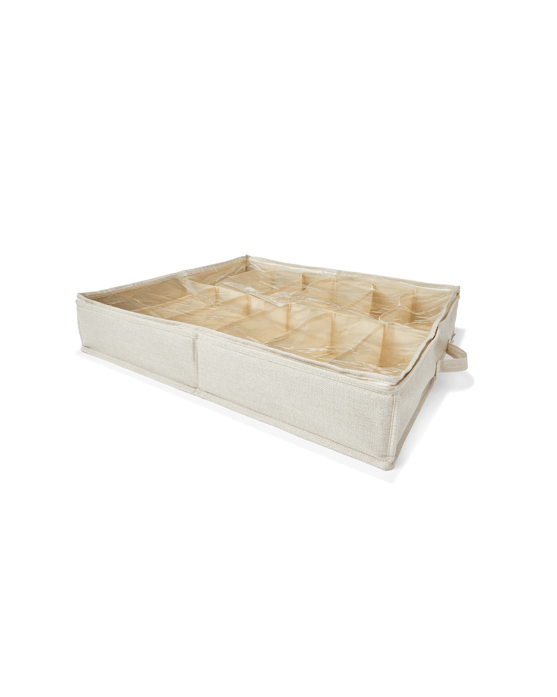 3 Linen Look Underbed Shoe Organiser, 3 of 8