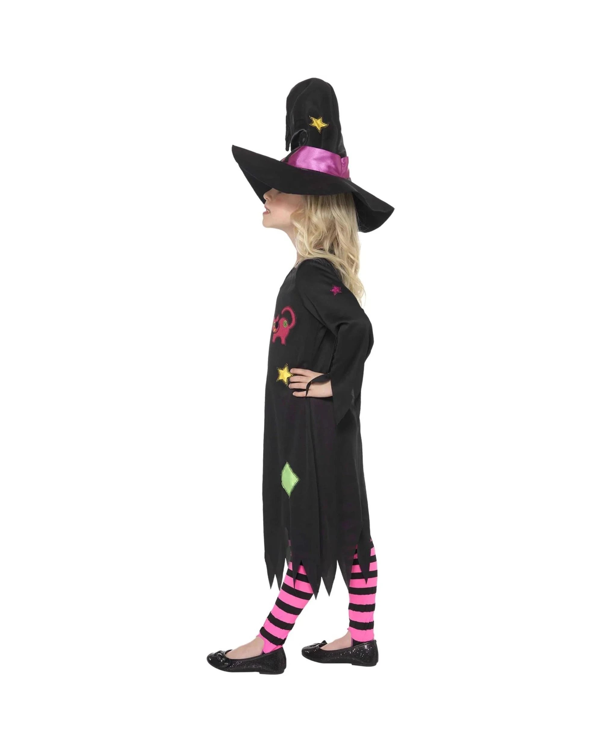 2 Cinder Witch Child Costume Size M 7-9 Years, 2 of 4