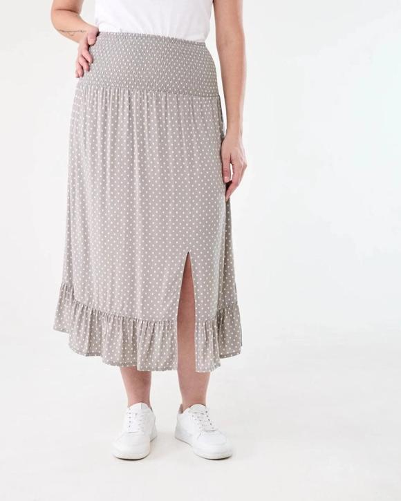 Maternity Shirred Waist Skirt