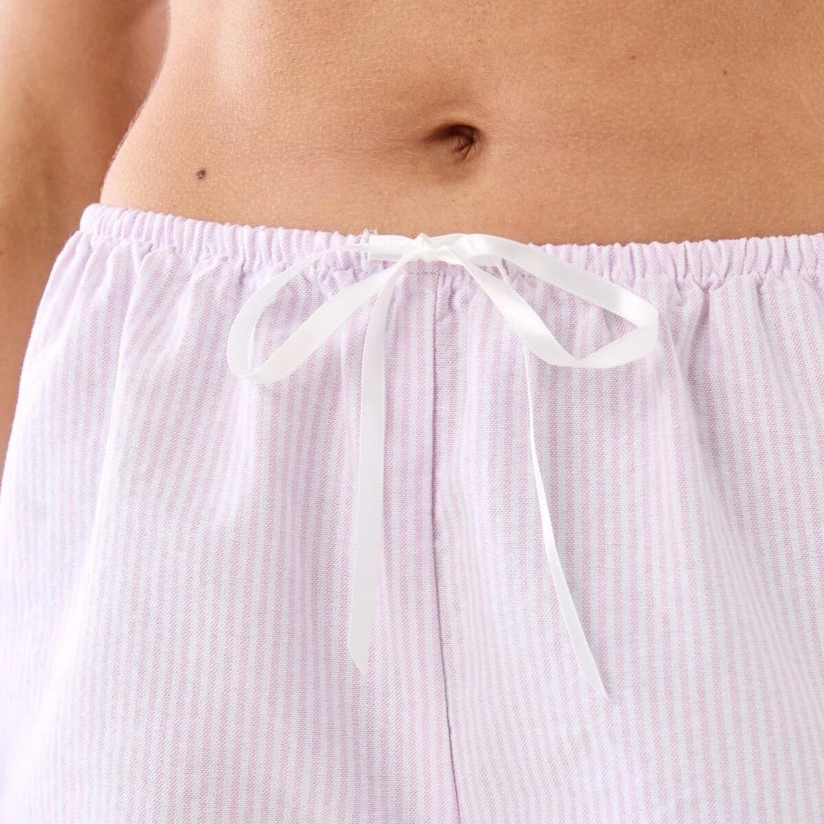 5 Stripe Lace Trim Shorts STRIPE PINK BALLERINA, 5 of 8