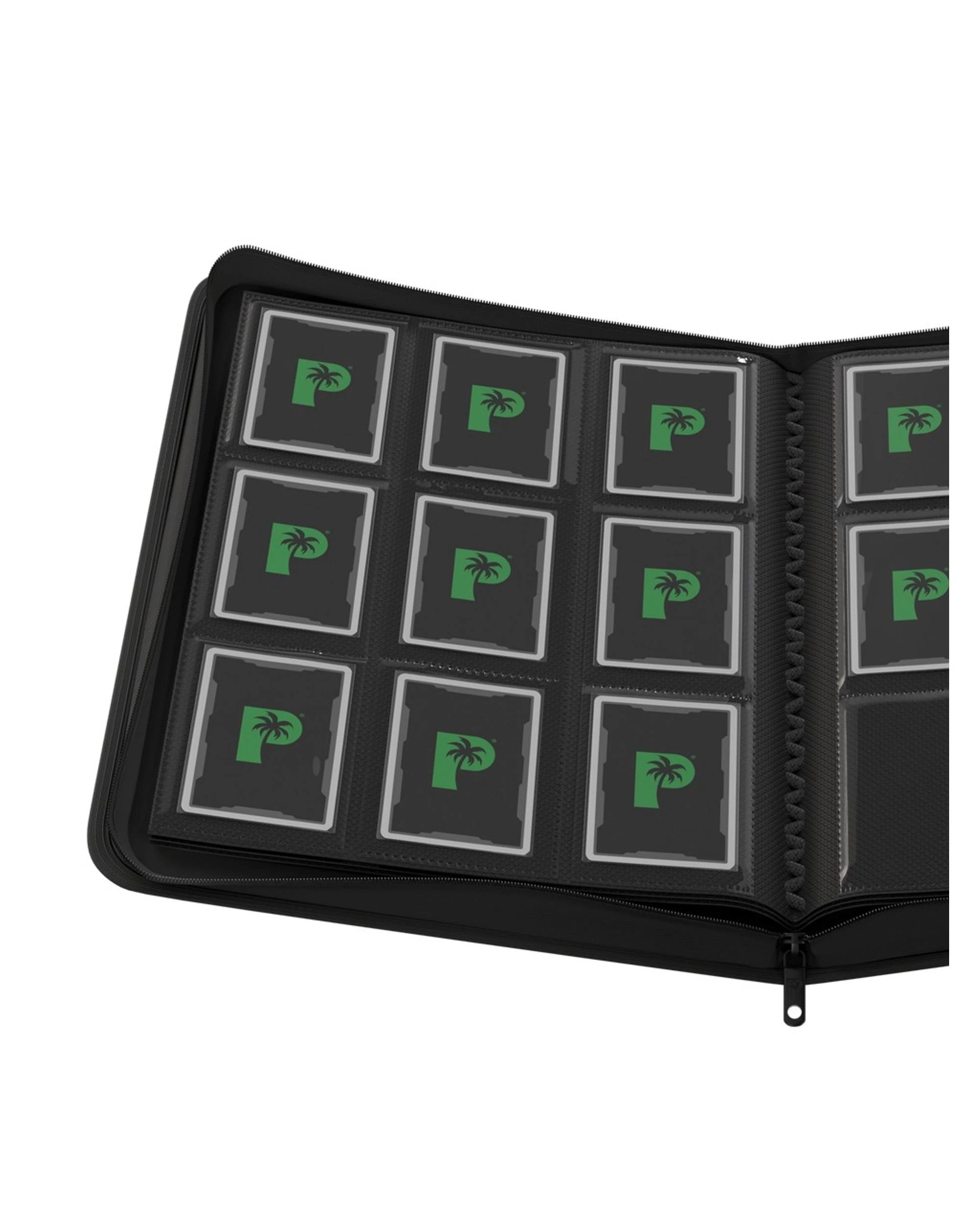 2 Palms Off Gaming Collector's Series 9 Pocket Zip Binder - Black, 2 of 8
